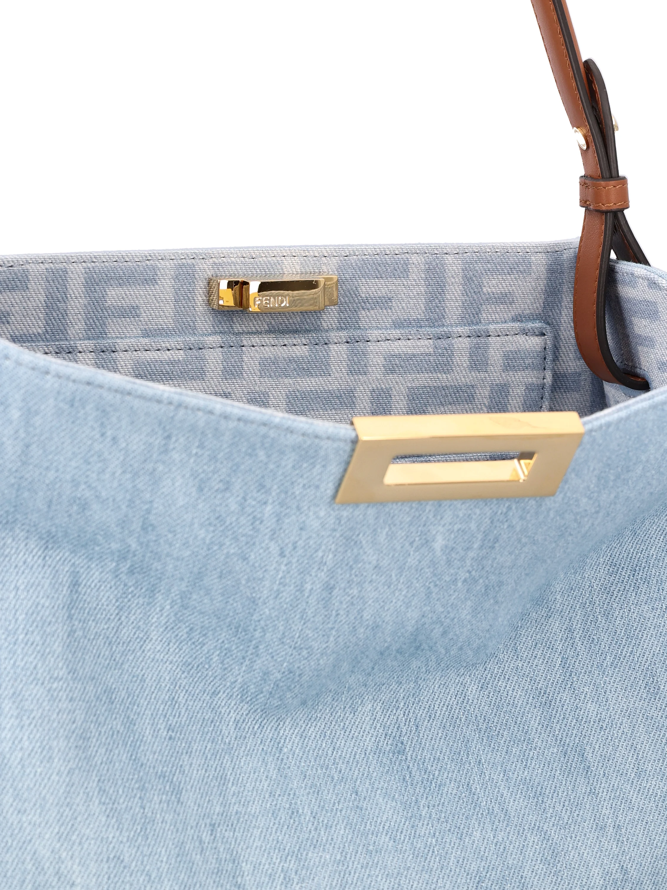 Borsa realizzata in cotone. 8BN368 AY6PF1WM6 FENDI