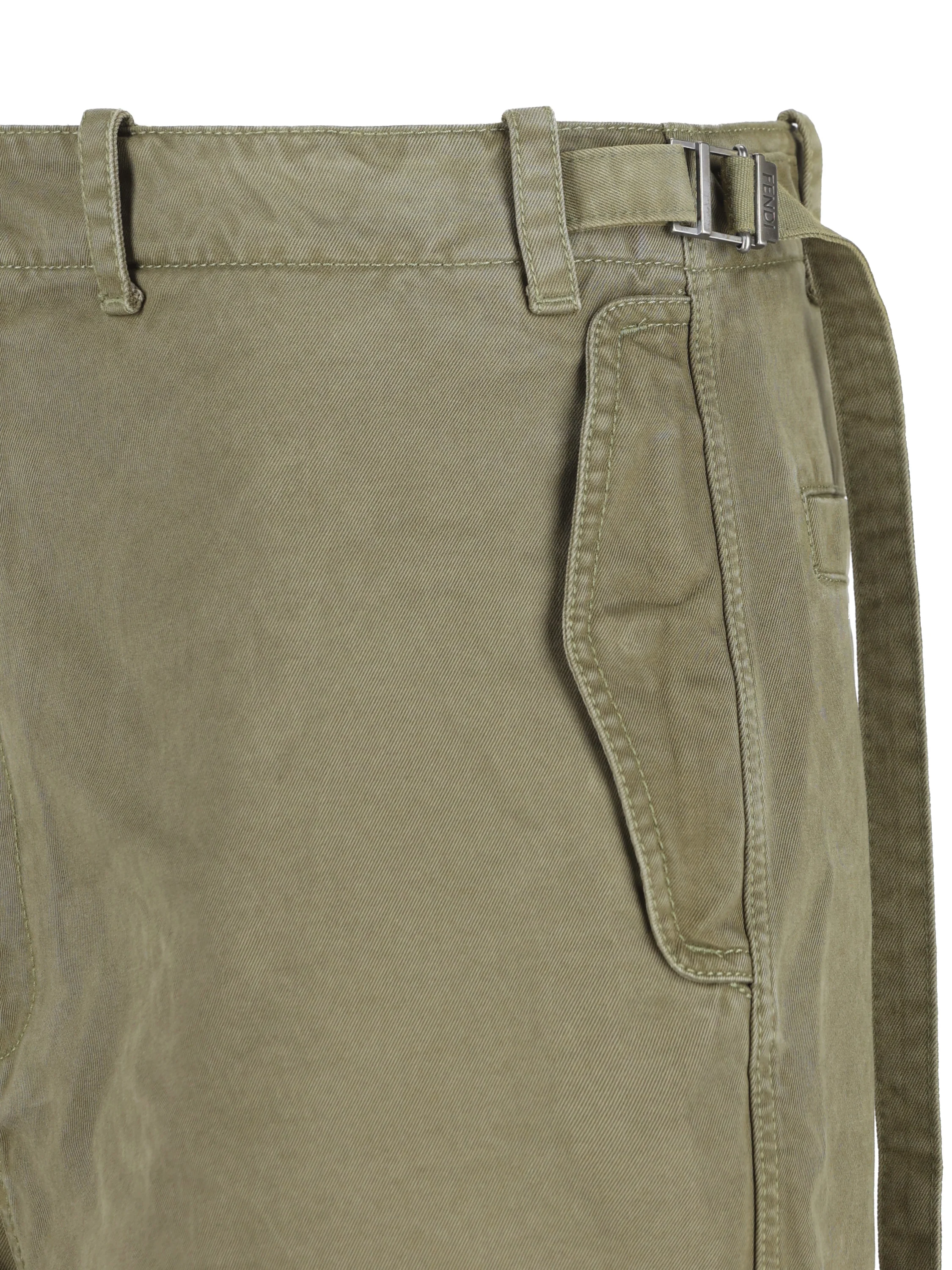 Pantaloni in cotone FB1145 AME4F0QQ4 FENDI 