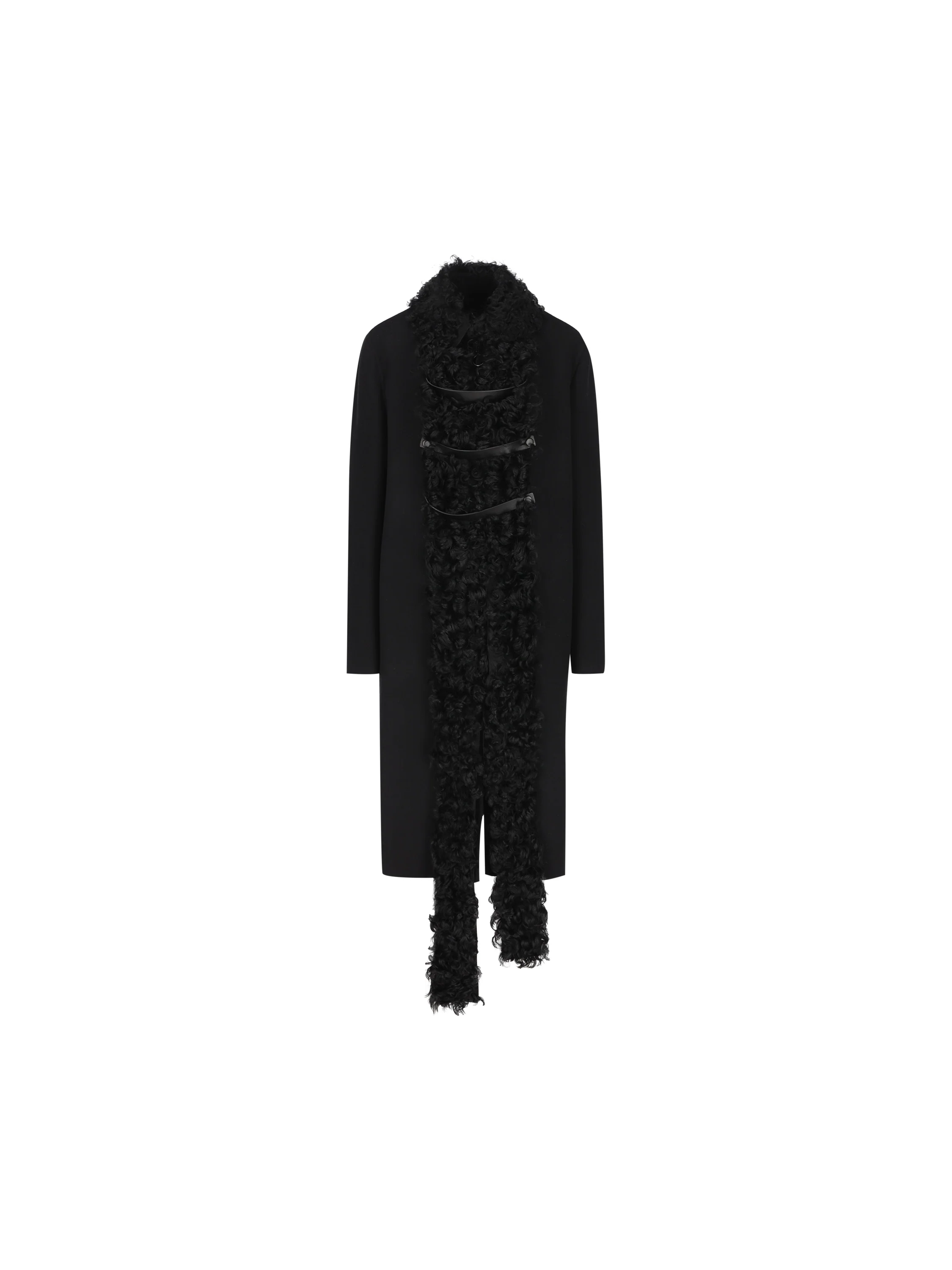 Cappotto realizzato in lana e montone. FF6214 B1H1F0QA1 FENDI 