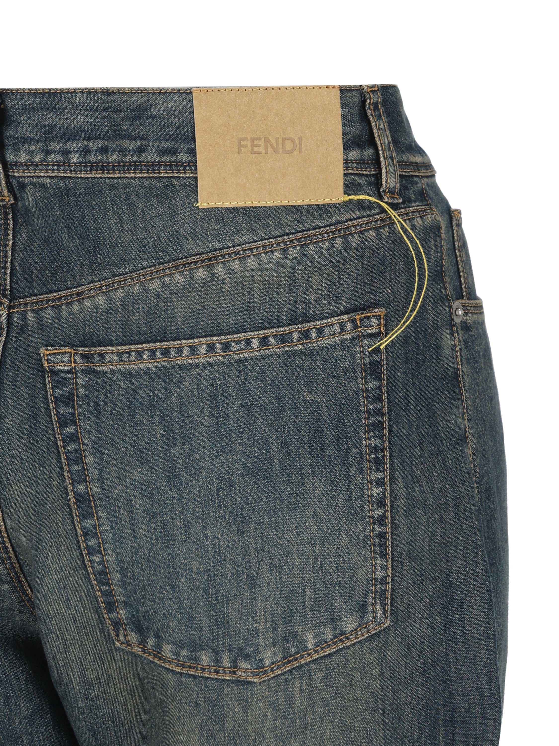 Jeans realizzati in cotone. FLP908 B1PDF19S8 FENDI