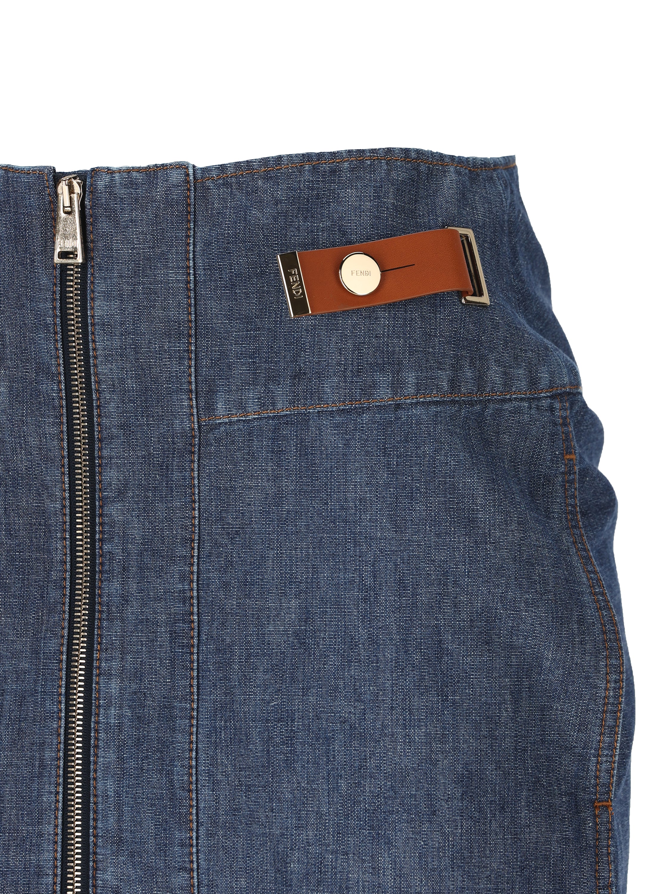 Gonna realizzata in cotone. FLQ609 AW8HF0QB0 FENDI 