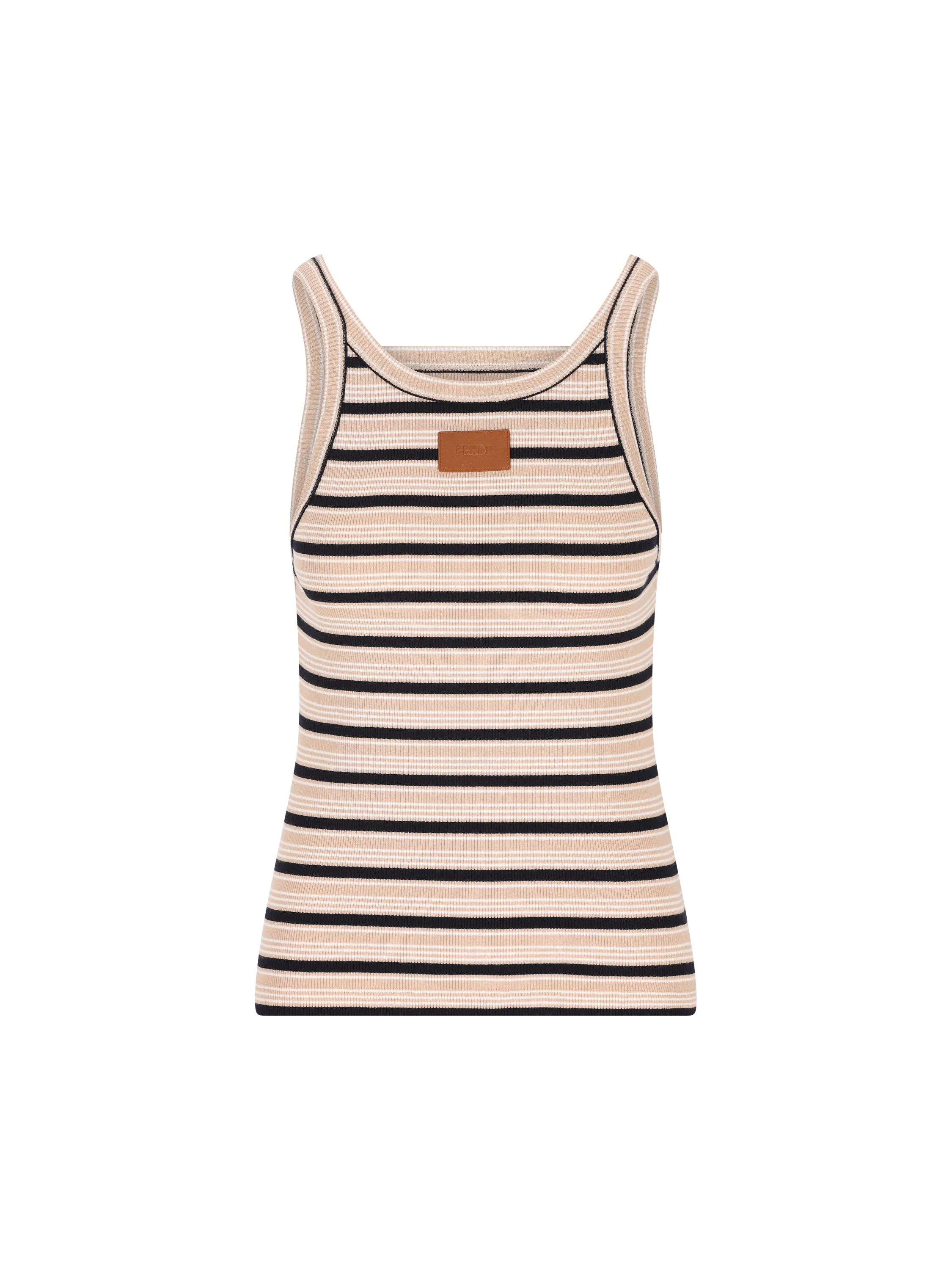 Top in maglia di cotone a righe. FS7966 AW88F1X32 FENDI 