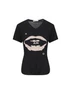 T-Shirt in Jersey di Cotone Organico con Stampa "Ti Amo" FS9805 AV06F0QA1 FENDI 