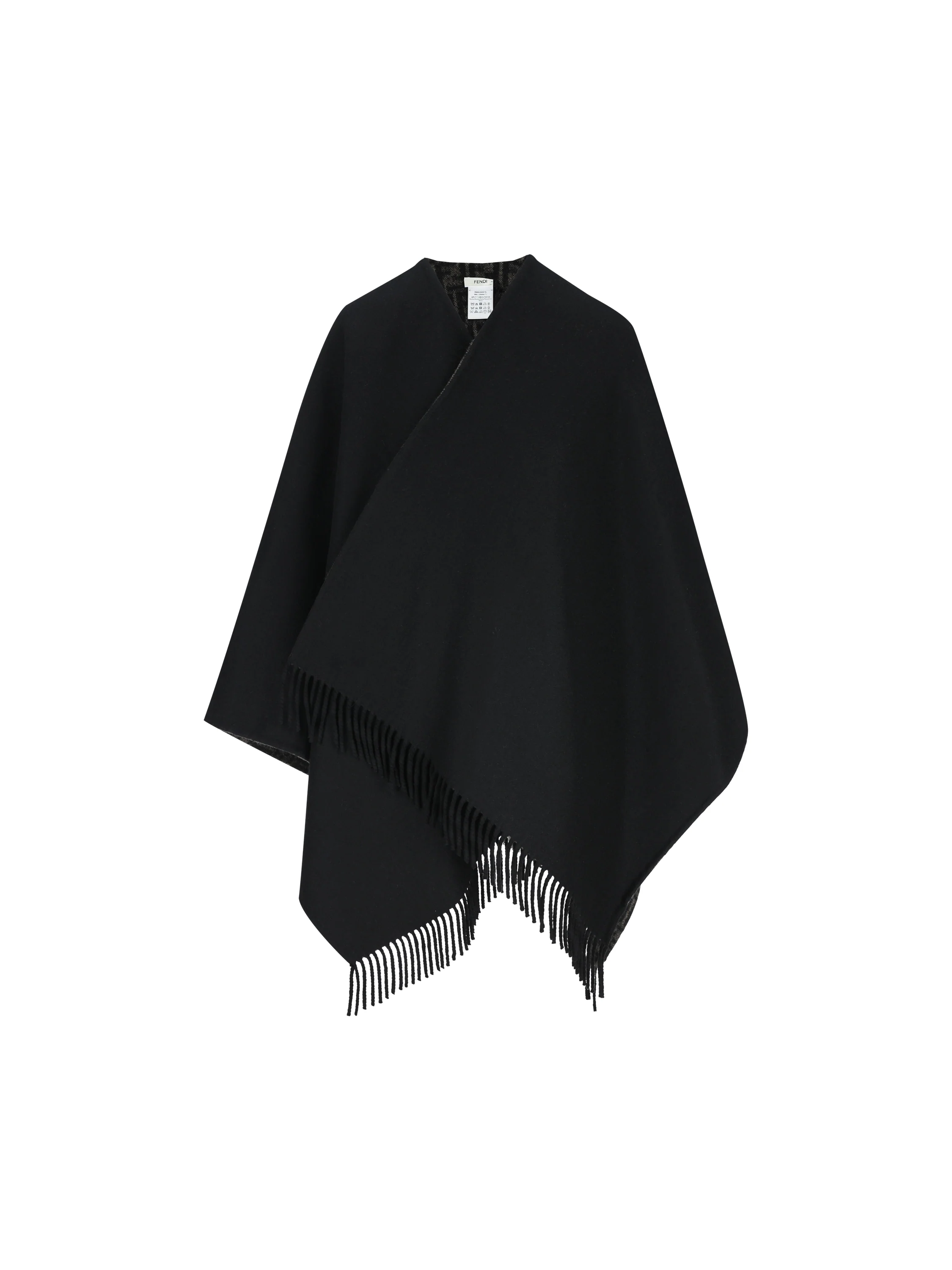 Poncho realizzato in cashmere e lana. FXX041 B1VZF0VAT FENDI 