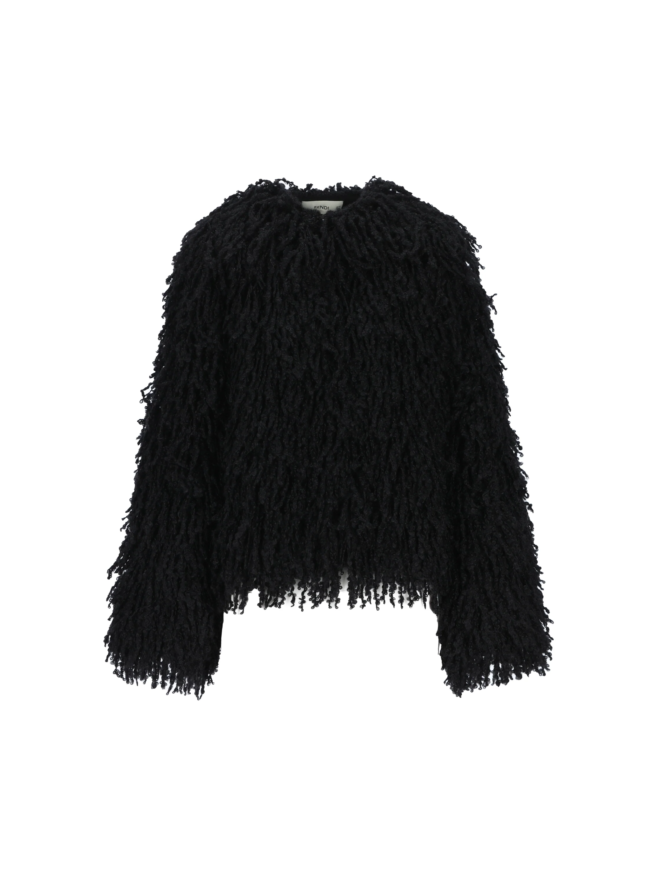 Giacca realizzata in cashmere e mohair. FZJ625 B1IIF0QA1 FENDI 