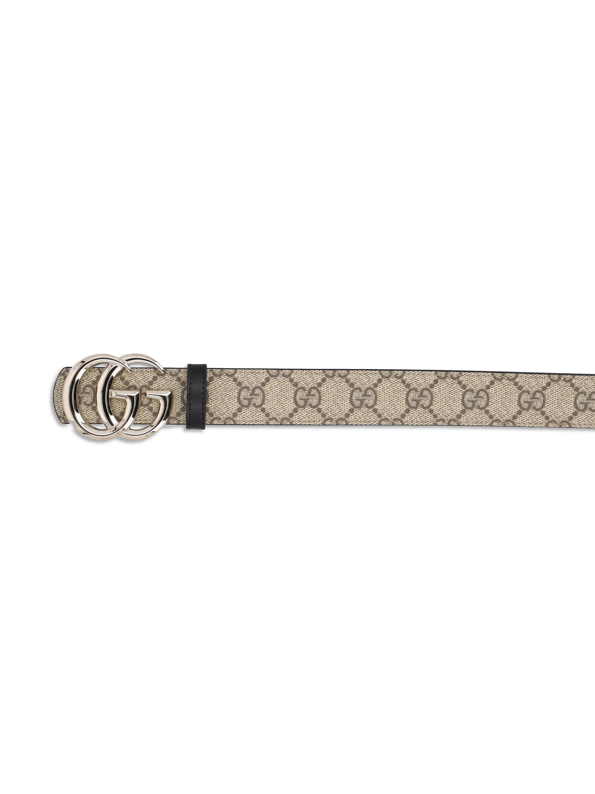 Cintura reversibile realizzata in tessuto e pelle. 847131 FAFCN9759 GUCCI 