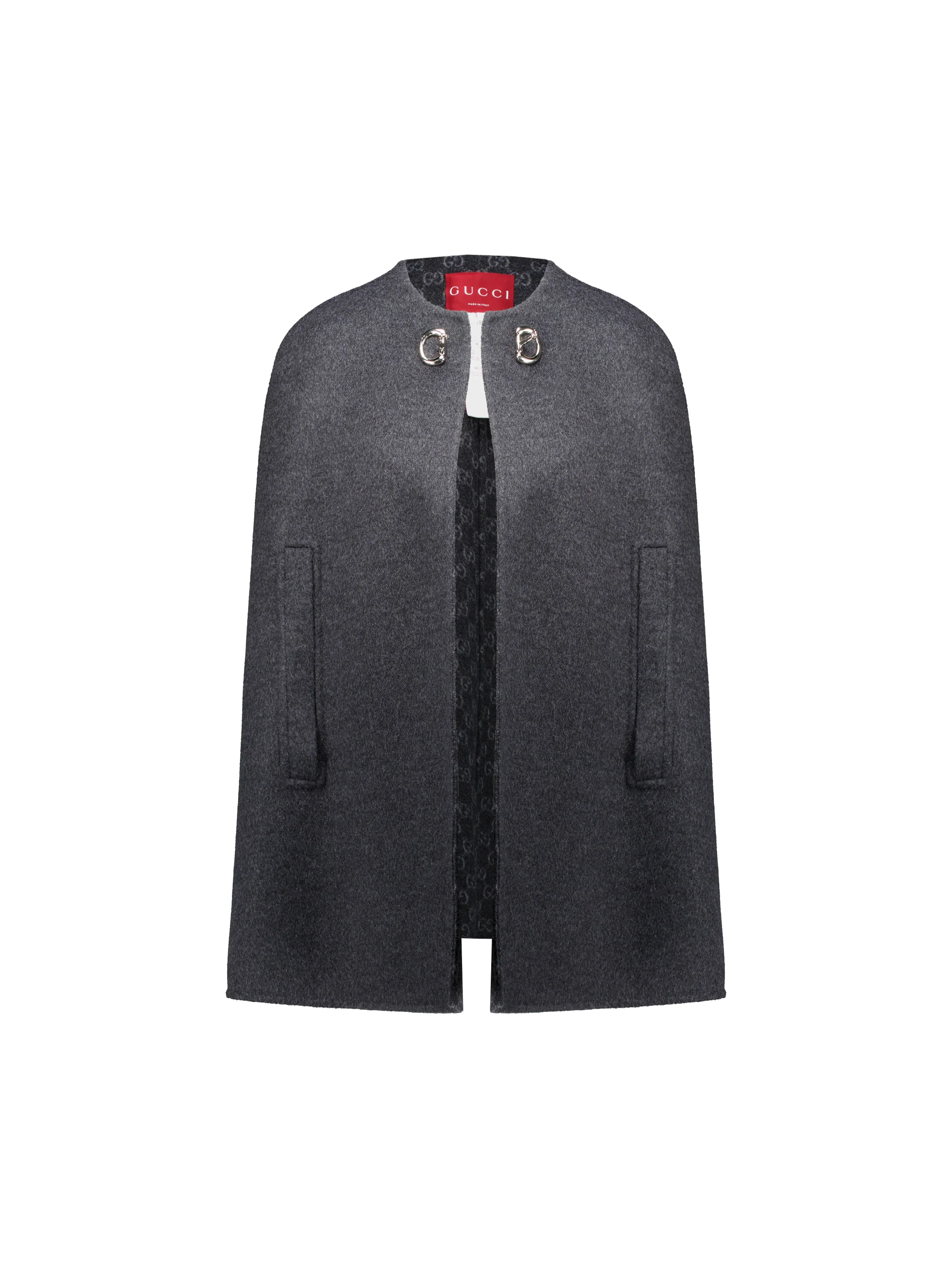 Mantella realizzata in lana e seta. 852796 ZAQW01179 GUCCI 