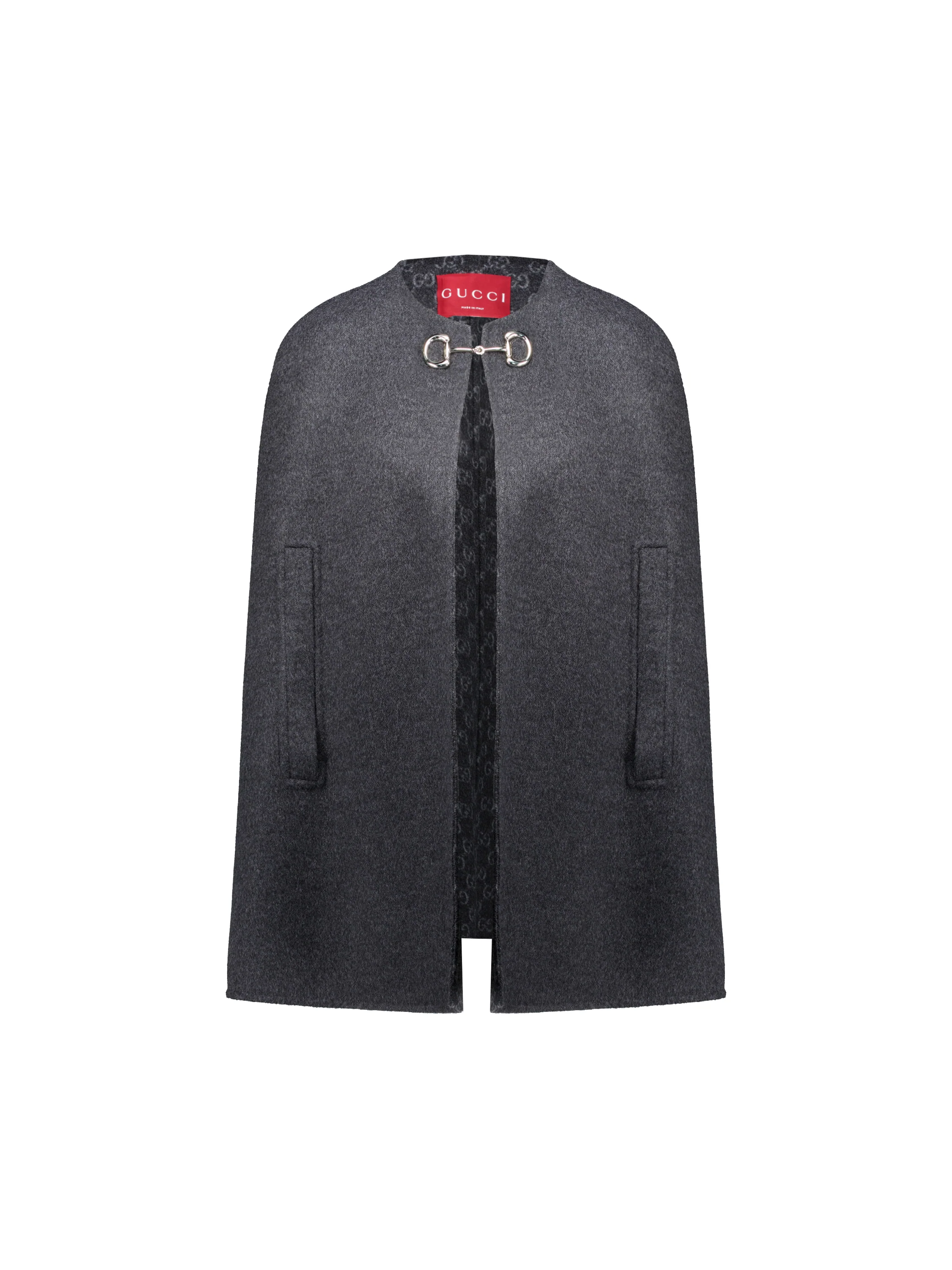 Mantella realizzata in lana e seta. 852796 ZAQW01179 GUCCI 