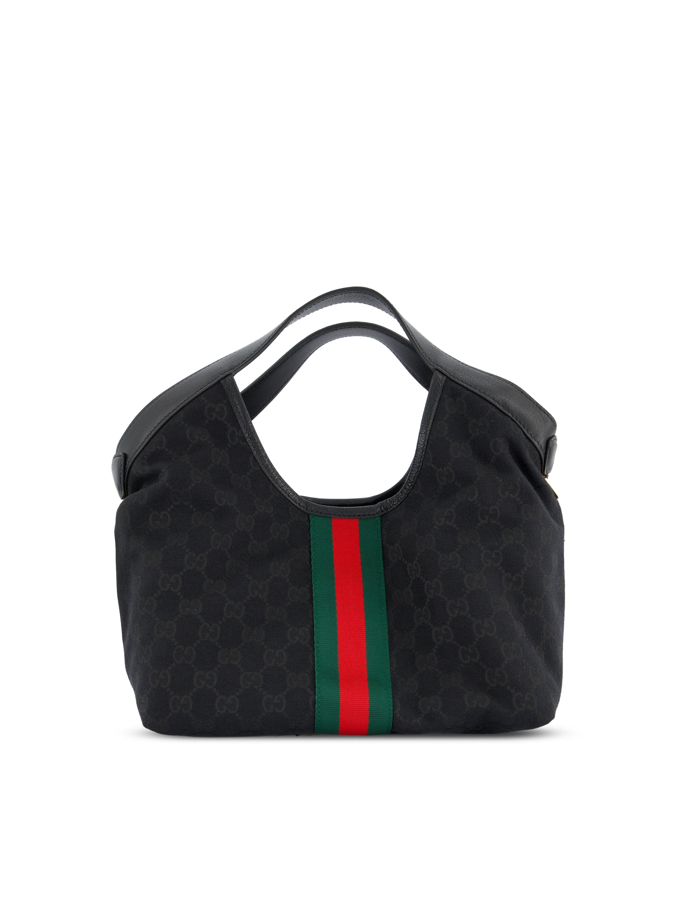 Borsa Shopping Gucci Giglio misura piccola in tessuto GG nero 860845 FAFWA1053 GUCCI
