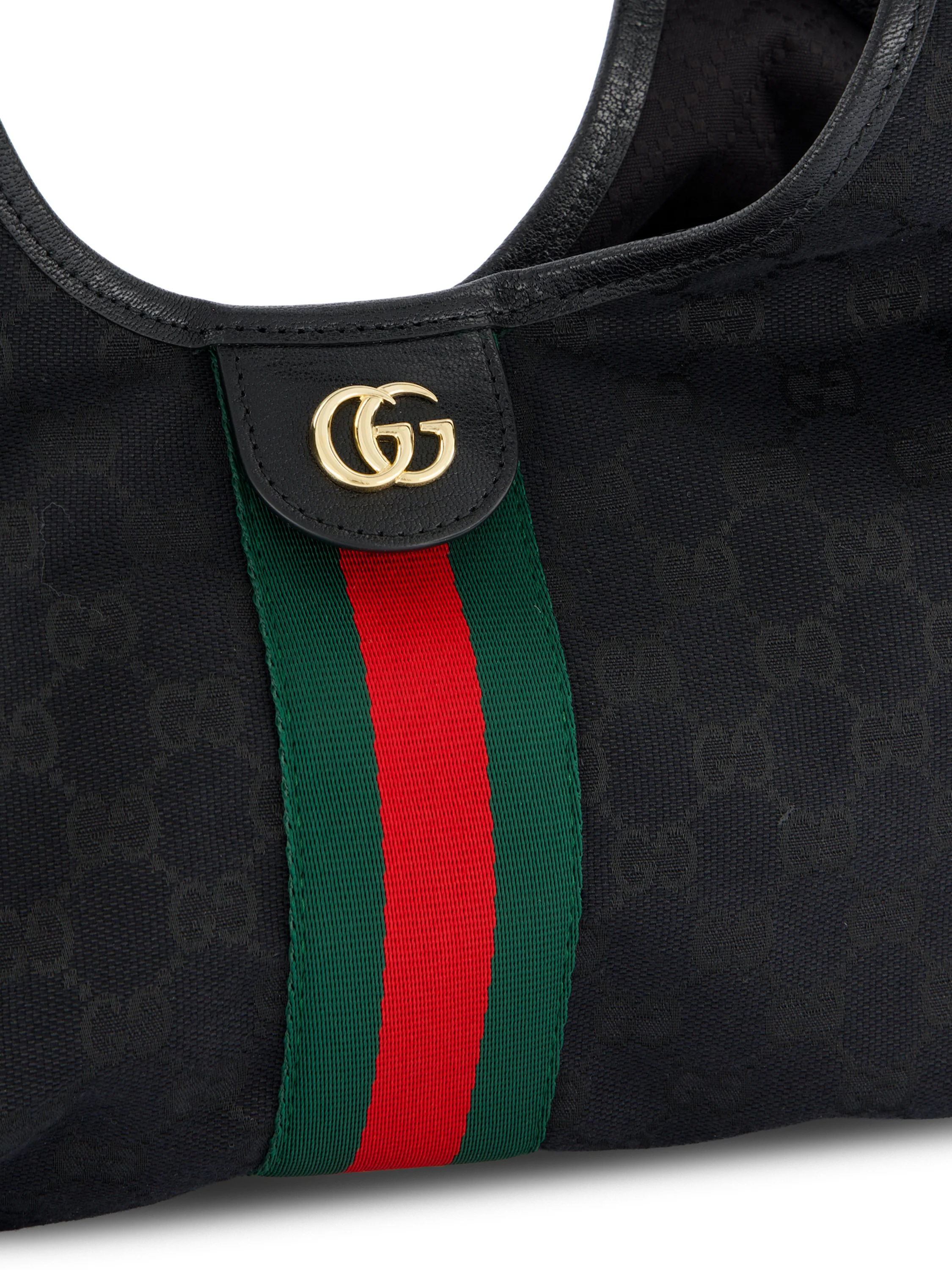 Borsa Shopping Gucci Giglio misura piccola in tessuto GG nero 860845 FAFWA1053 GUCCI
