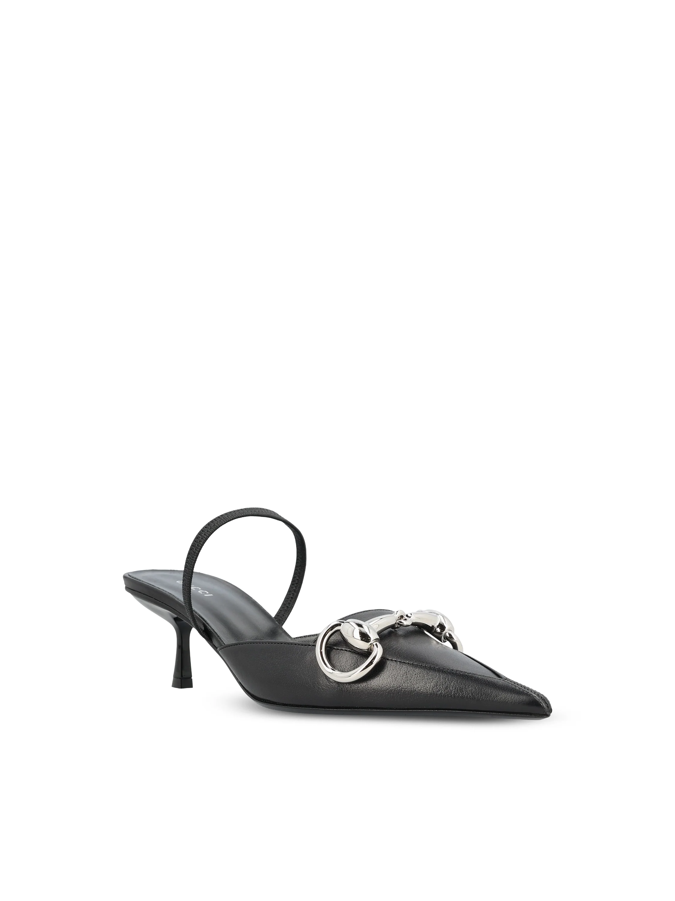Décolleté slingback in pelle. 875075 AAGSP1000 GUCCI
