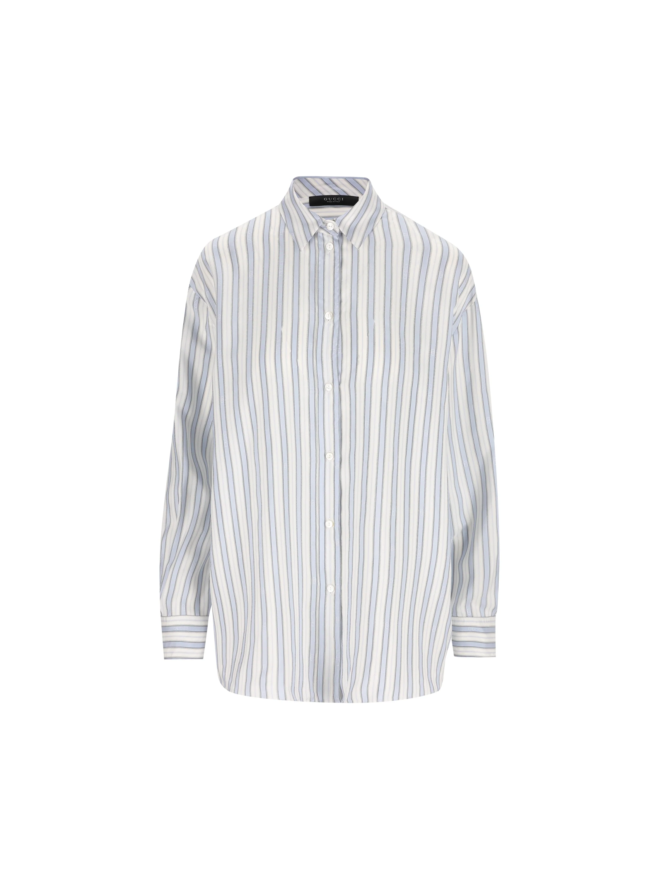 Camicia in seta jacquard. 875536 ZAU9G4305 GUCCI 