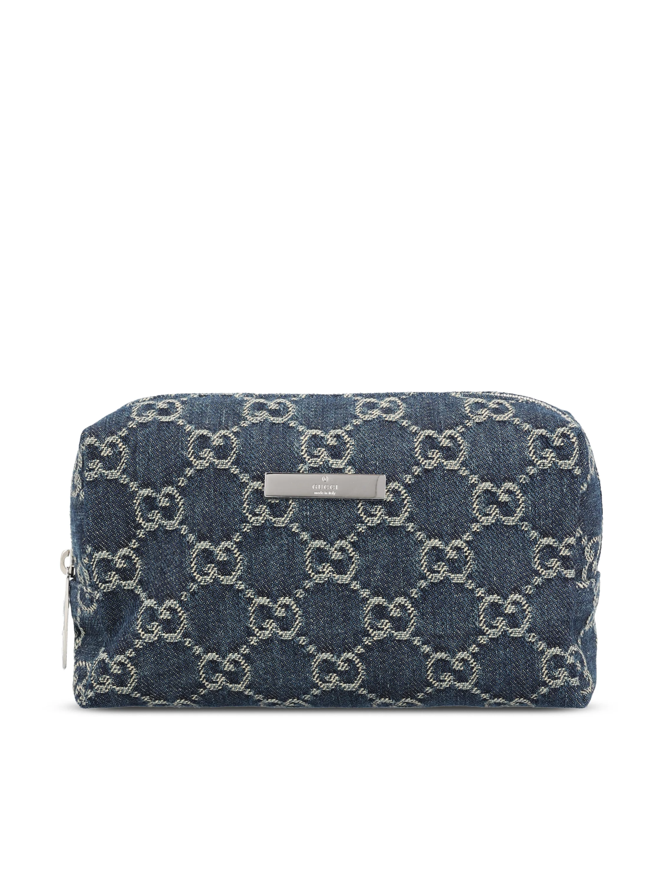 Porta cosmetici realizzato in denim. 875801 FAF6E4039 GUCCI 