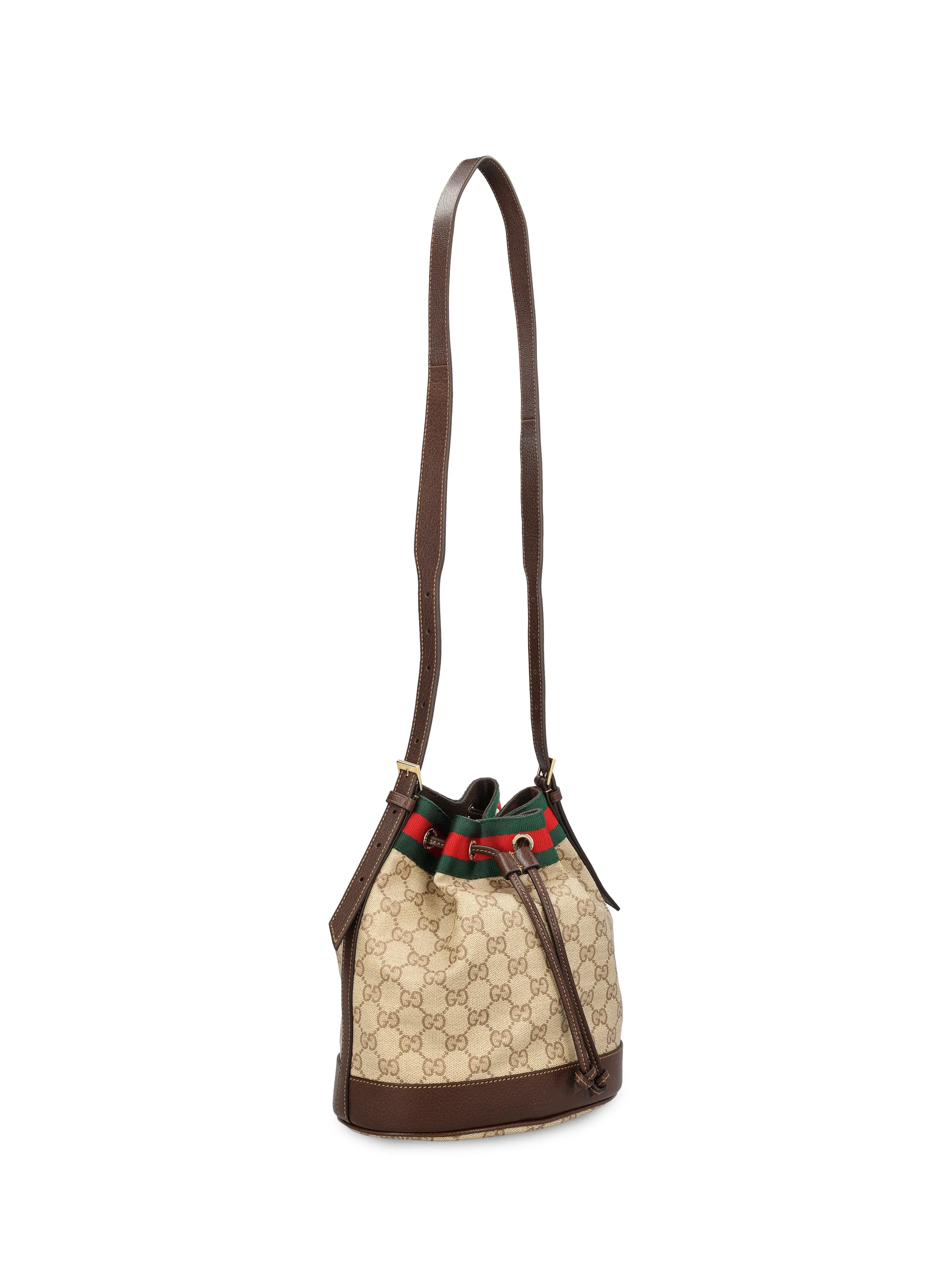 Mini borsa a secchiello in tessuto. A002GW FAF798547 GUCCI 