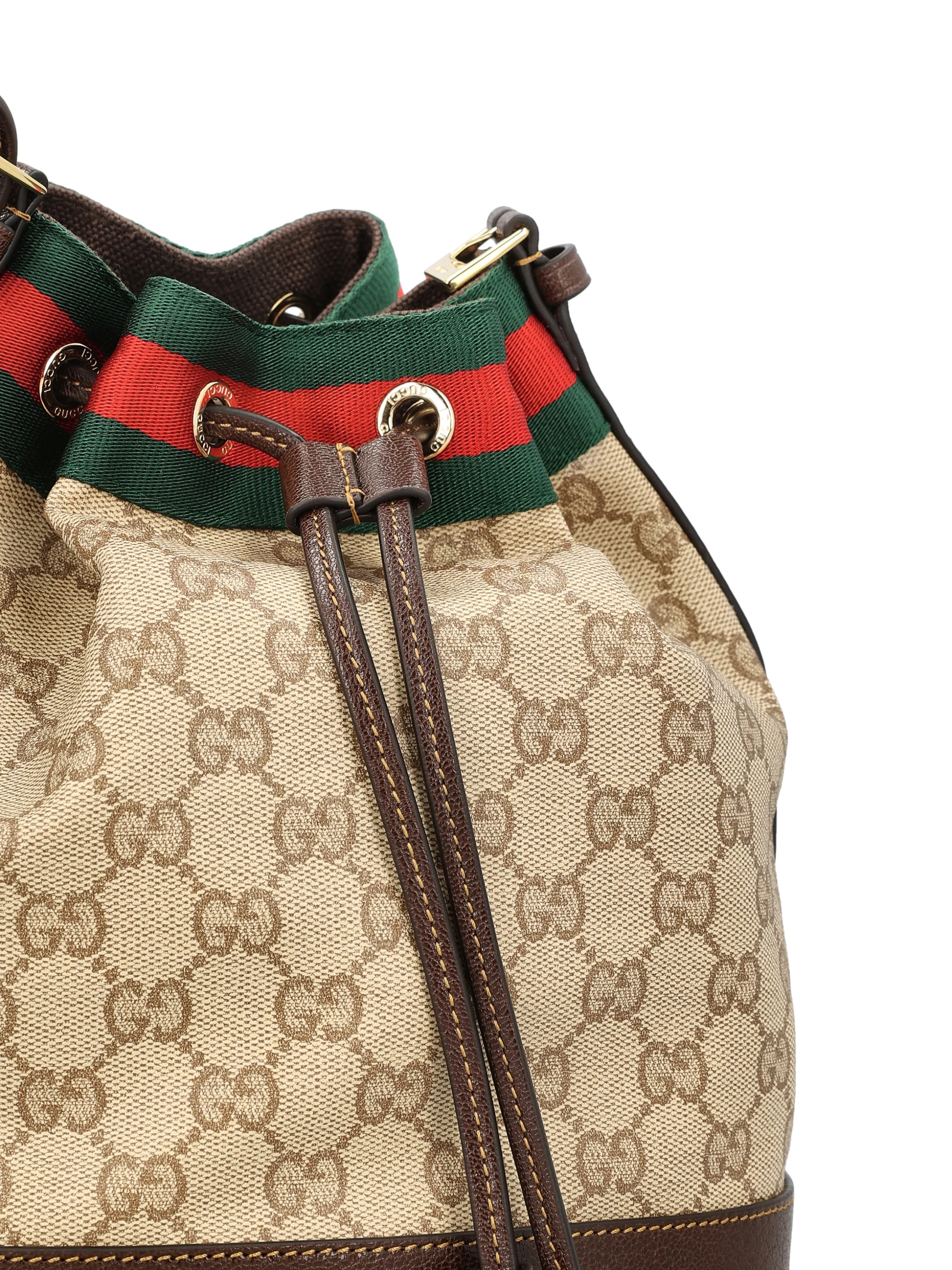 Mini borsa a secchiello in tessuto. A002GW FAF798547 GUCCI