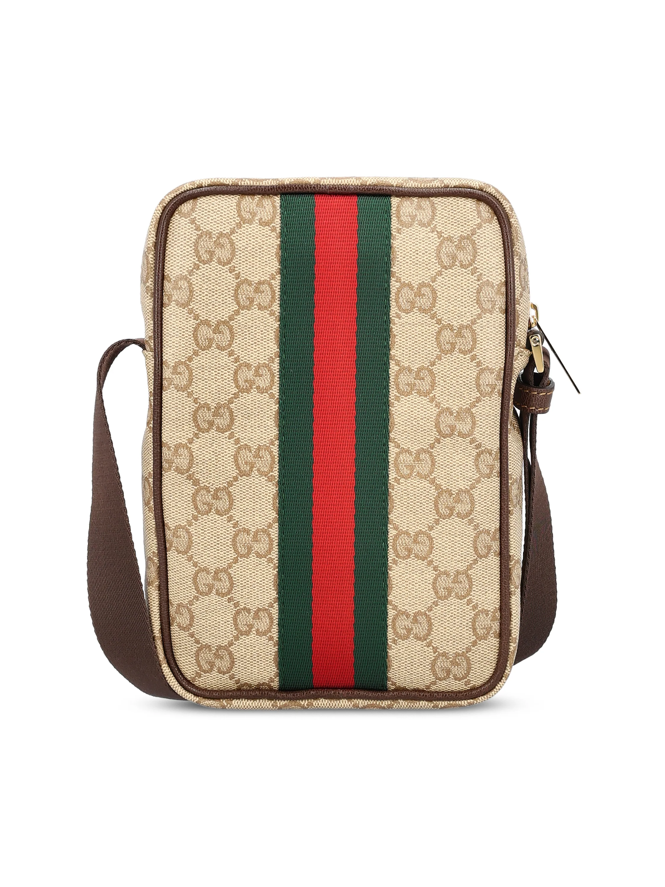 Borsa realizzata in tessuto e pelle. A002SJ FAF9S9646 GUCCI
