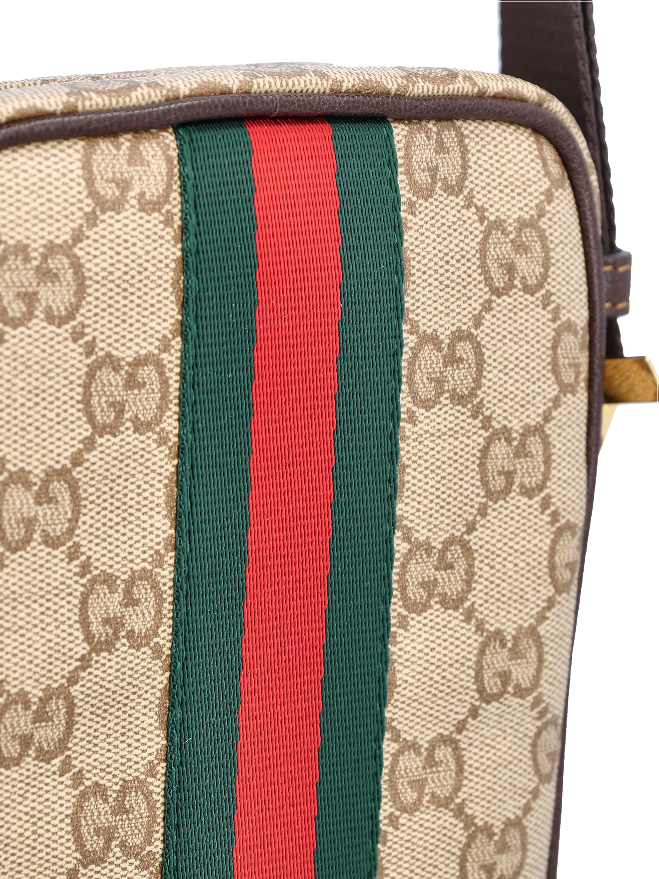 Borsa realizzata in tessuto e pelle. A002SJ FAF9S9646 GUCCI 