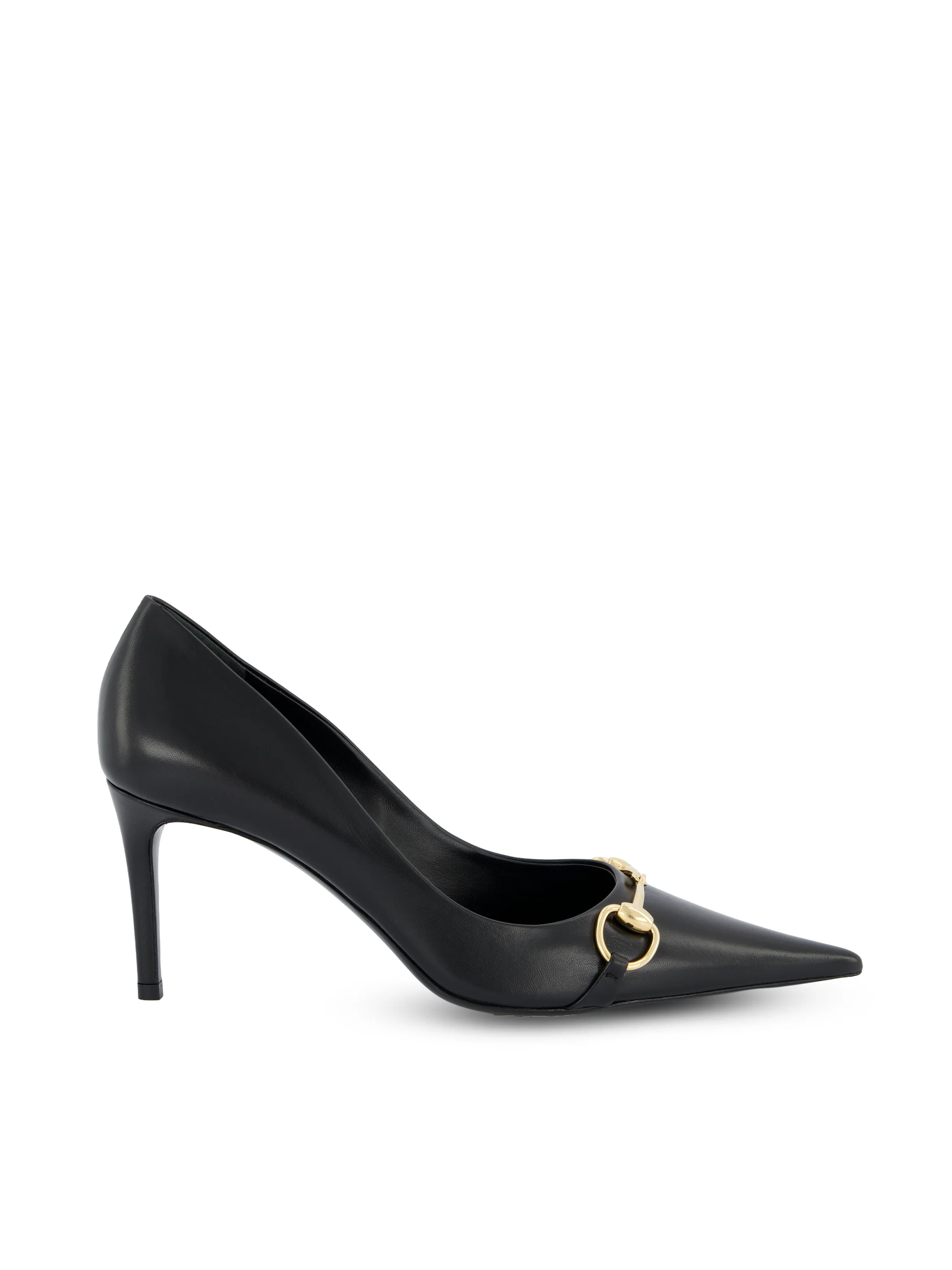 Gucci Décolleté Donna con Morsetto in pelle nera A0068H 0IC001000 GUCCI 