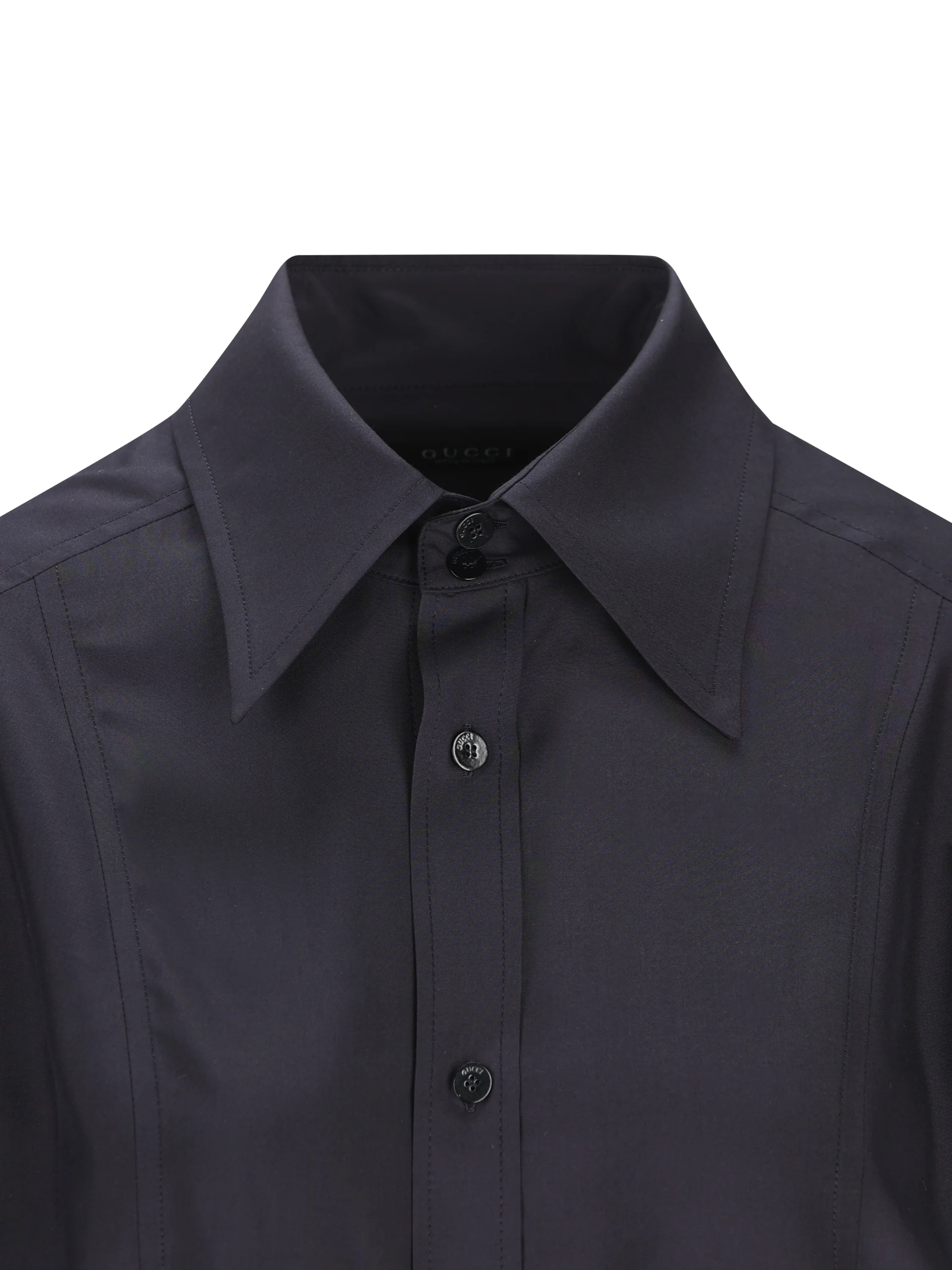 Camicia in popeline di seta A007YM ZAVRW4440 GUCCI 