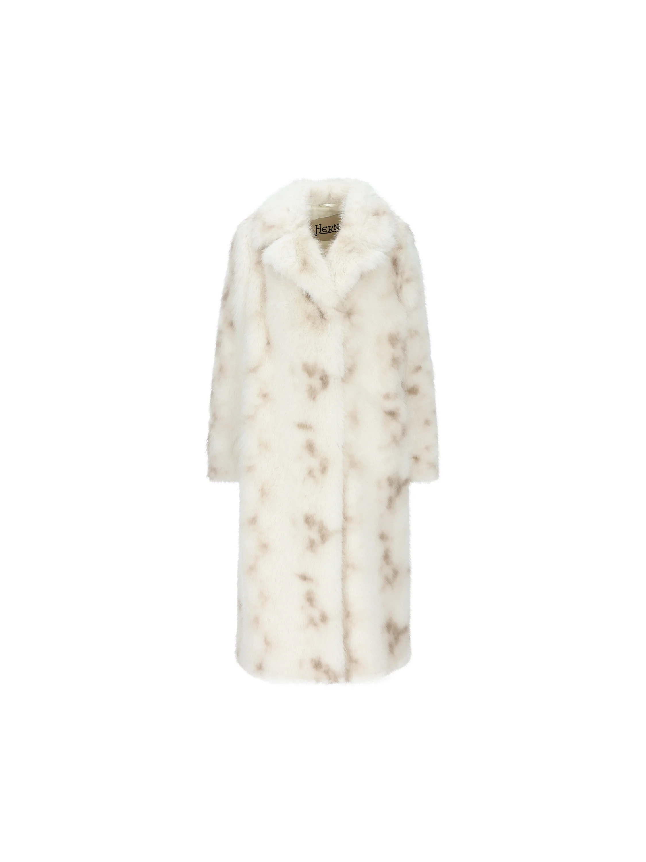 Cappotto realizzato in pelliccia effetto lince CA000624D 129201200 HERNO 
