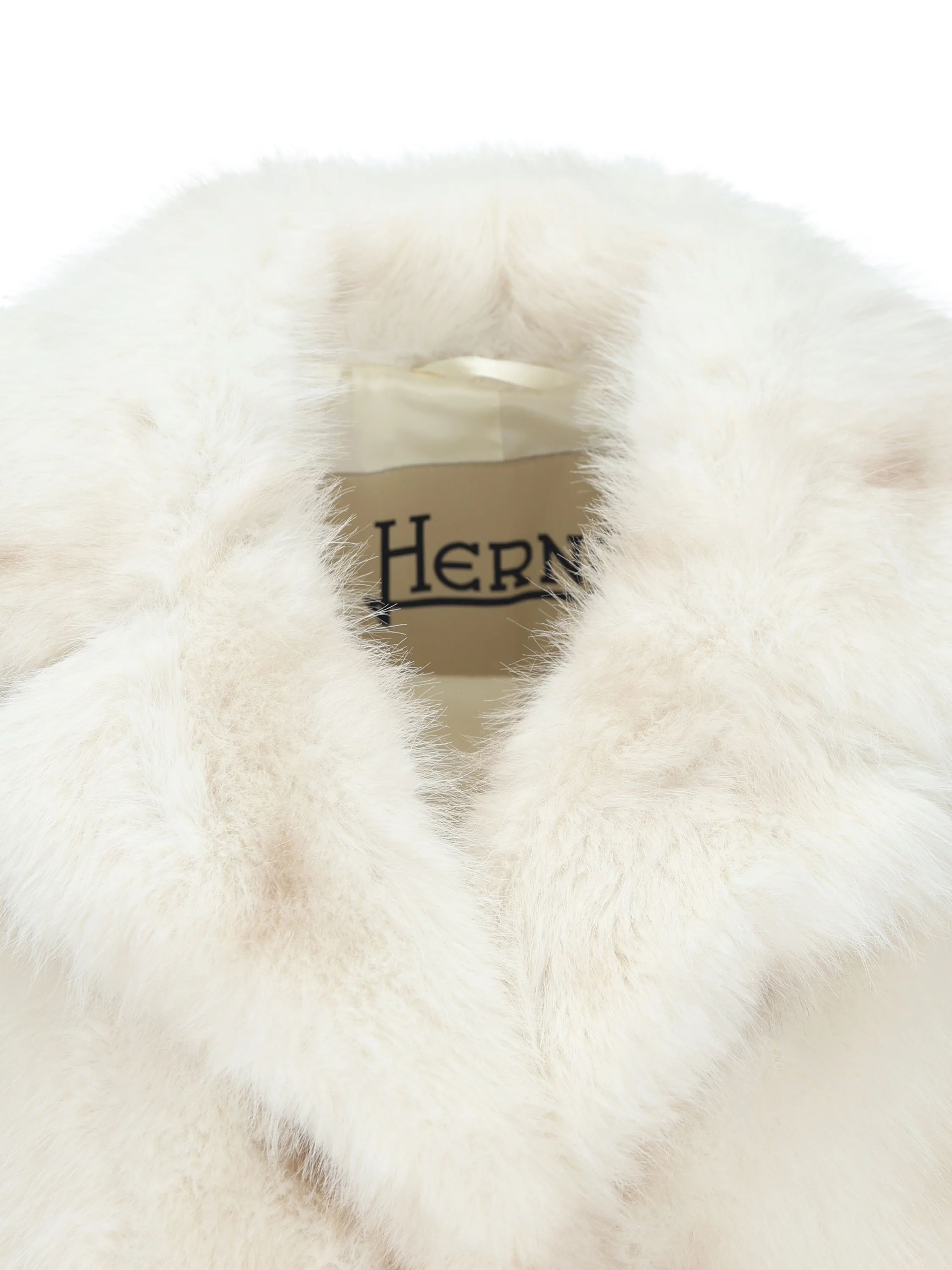 Cappotto realizzato in pelliccia effetto lince CA000624D 129201200 HERNO 