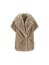 Smanicato in tessuto sintetico sostenibile con pelo lungo. GC000607D 129081985 HERNO 