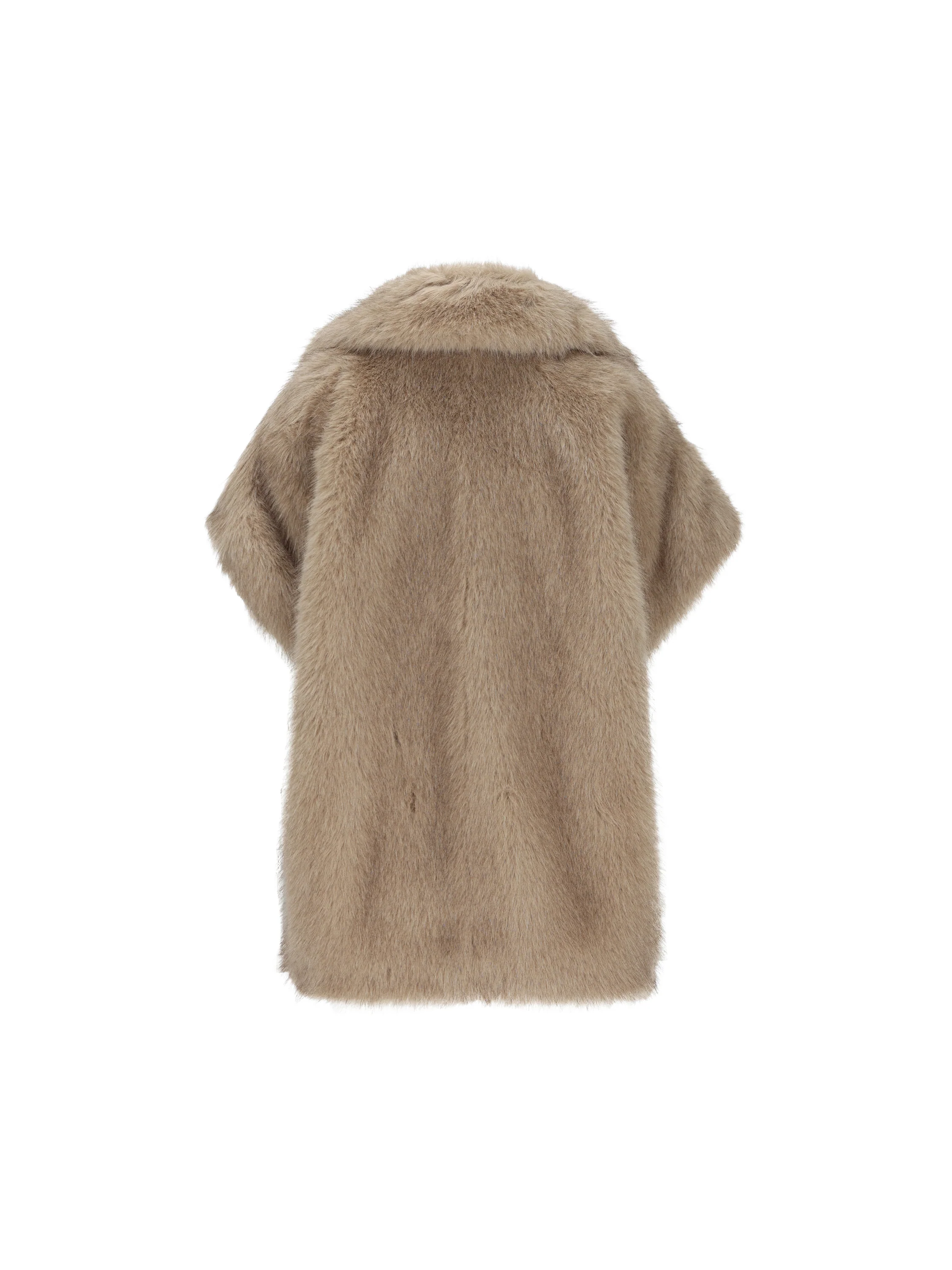 Smanicato in tessuto sintetico sostenibile con pelo lungo. GC000607D 129081985 HERNO 