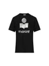 T-Shirt in cotone. 24PTS0001FB-A1N10E 01BK ISABEL MARANT ETOILE 