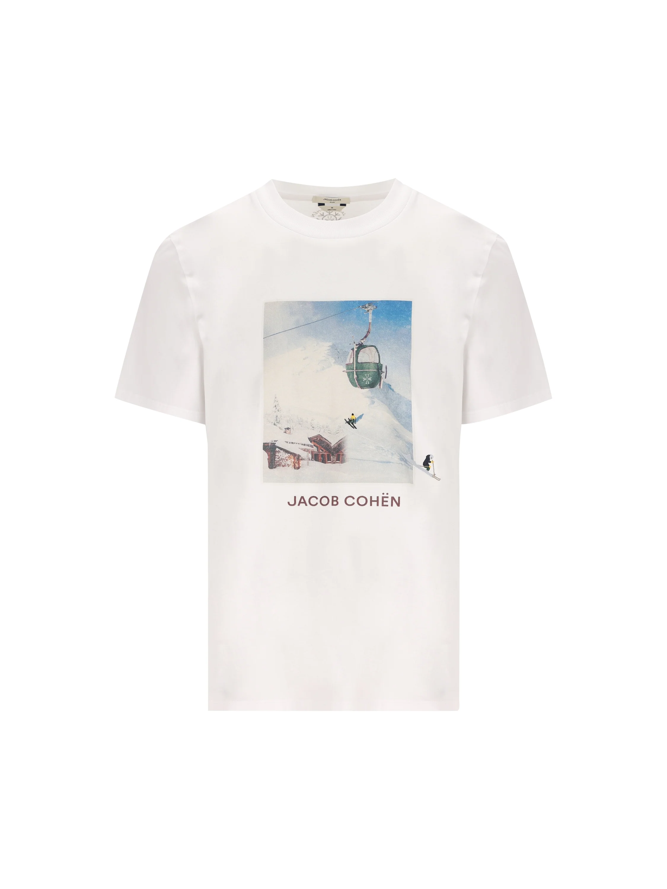 T-shirt in cotone con stampa Ski Resort 4R002004 M4530A00 JACOB COHËN 