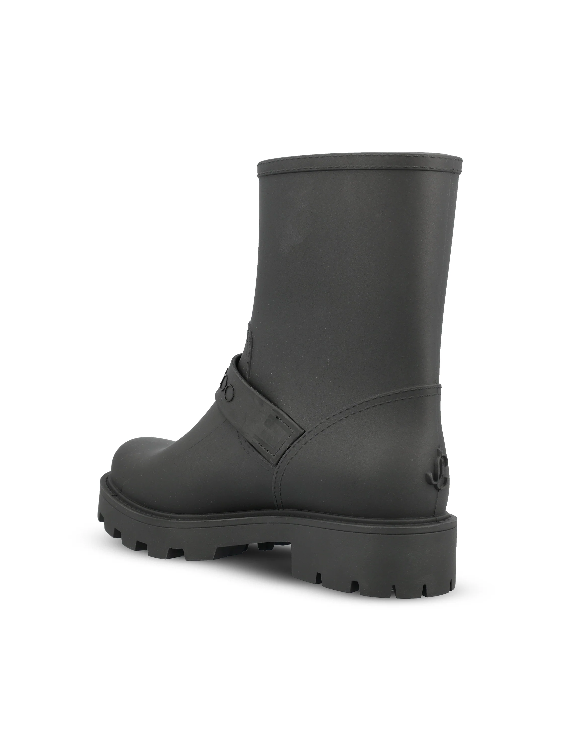 Stivaletti realizzati in gomma. BIKER RAIN TPYBLACK JIMMY CHOO 