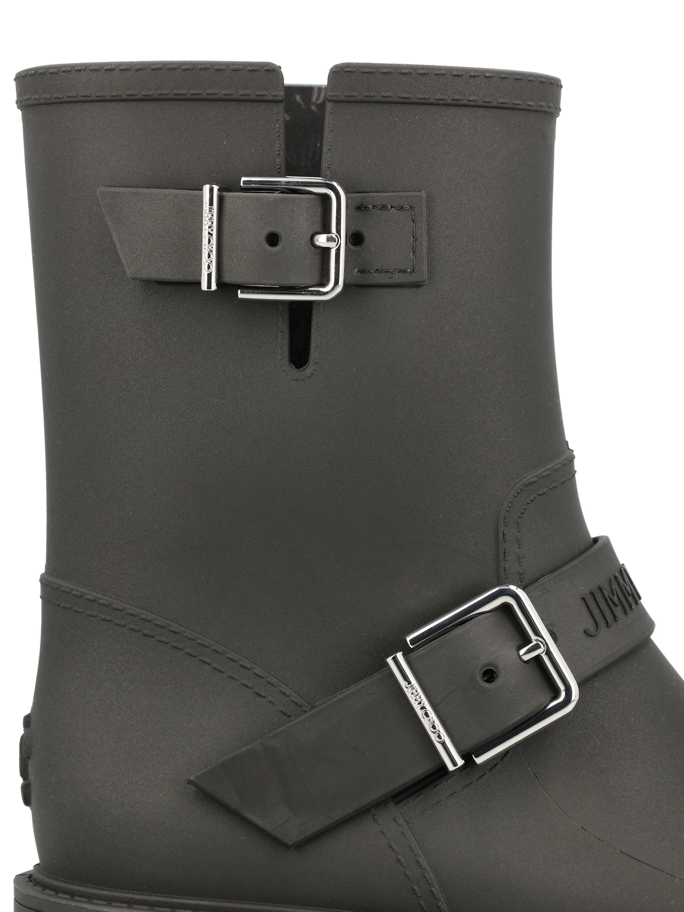 Stivaletti realizzati in gomma. BIKER RAIN TPYBLACK JIMMY CHOO 