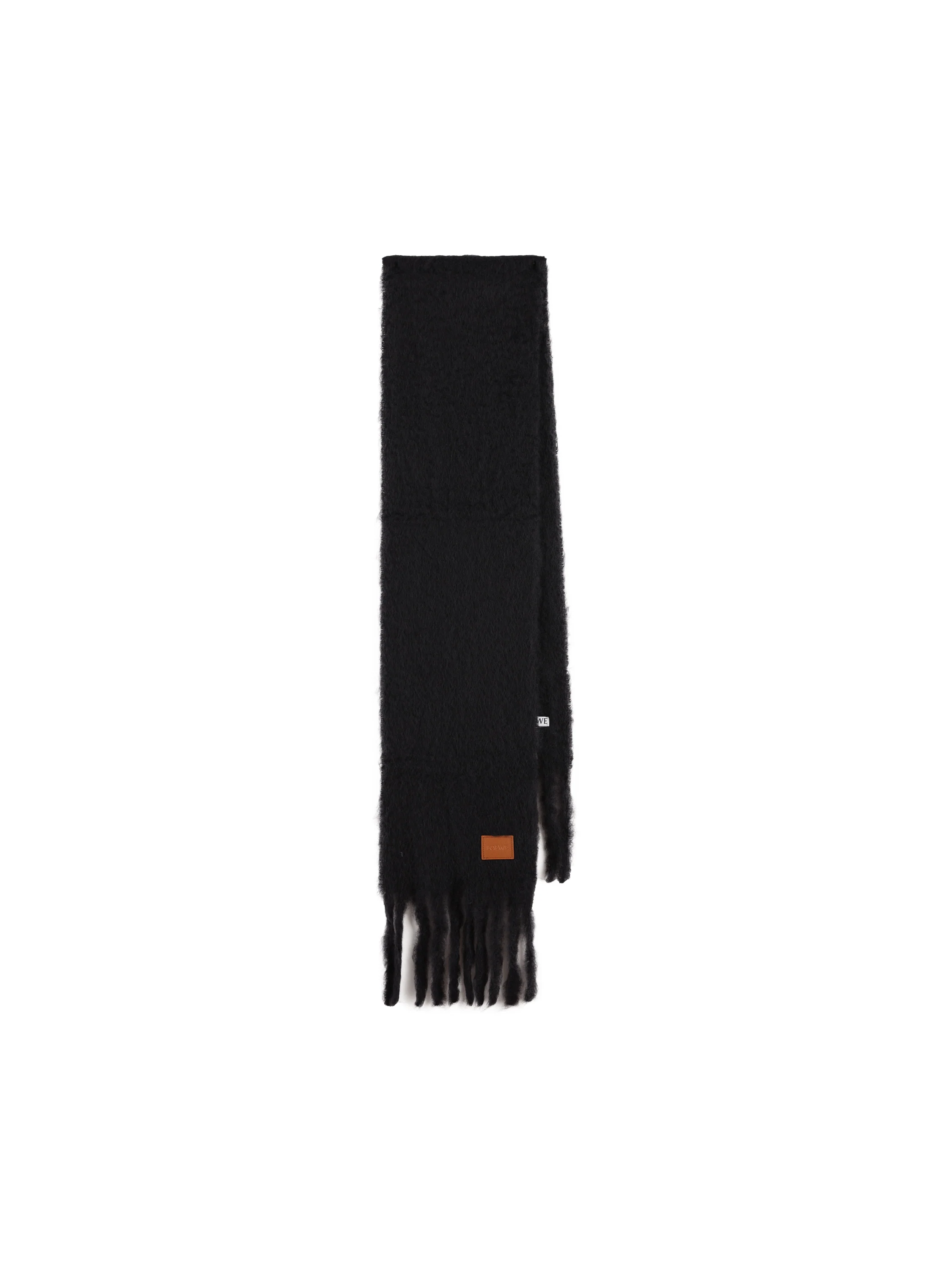 Sciarpa realizzata in mohair e lana. FSA6SS1X05 1100 LOEWE 