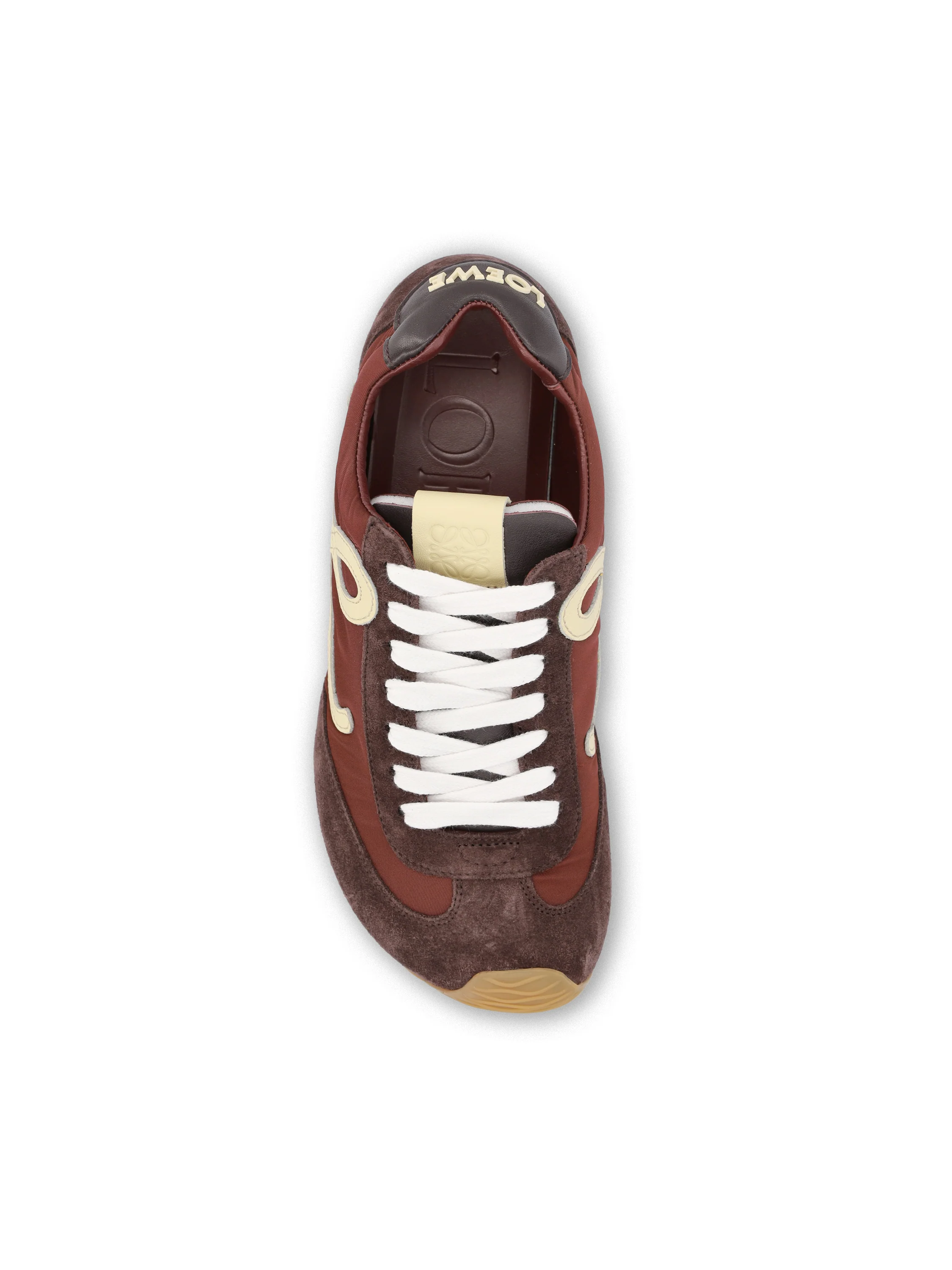 Sneaker in nylon e pelle di vitello L815282XB0 0138 LOEWE