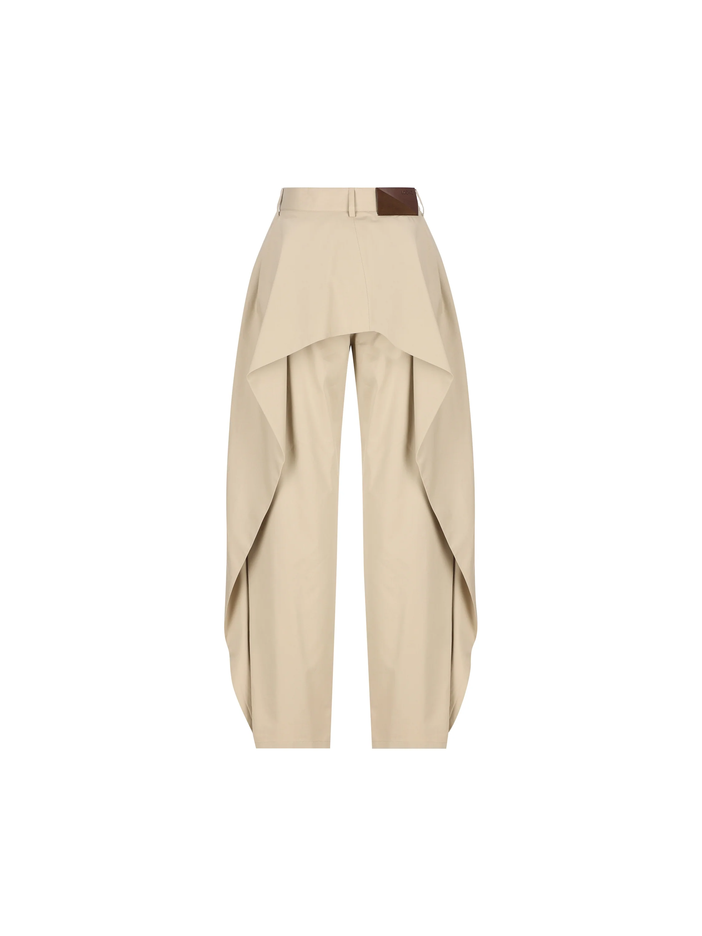 Pantaloni in gabardine di cotone e seta. S359Y04XJ9 2140 LOEWE 