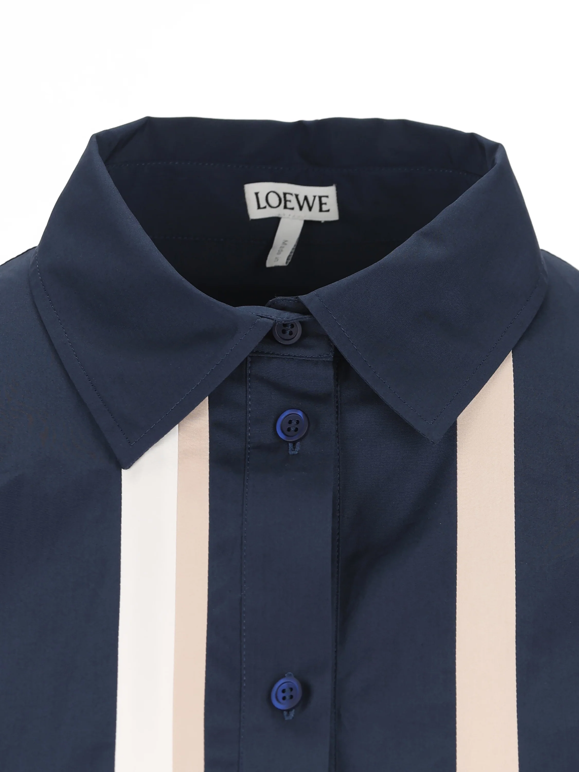 Camicia in popeline di cotone S359Y05XGI 9990 LOEWE 