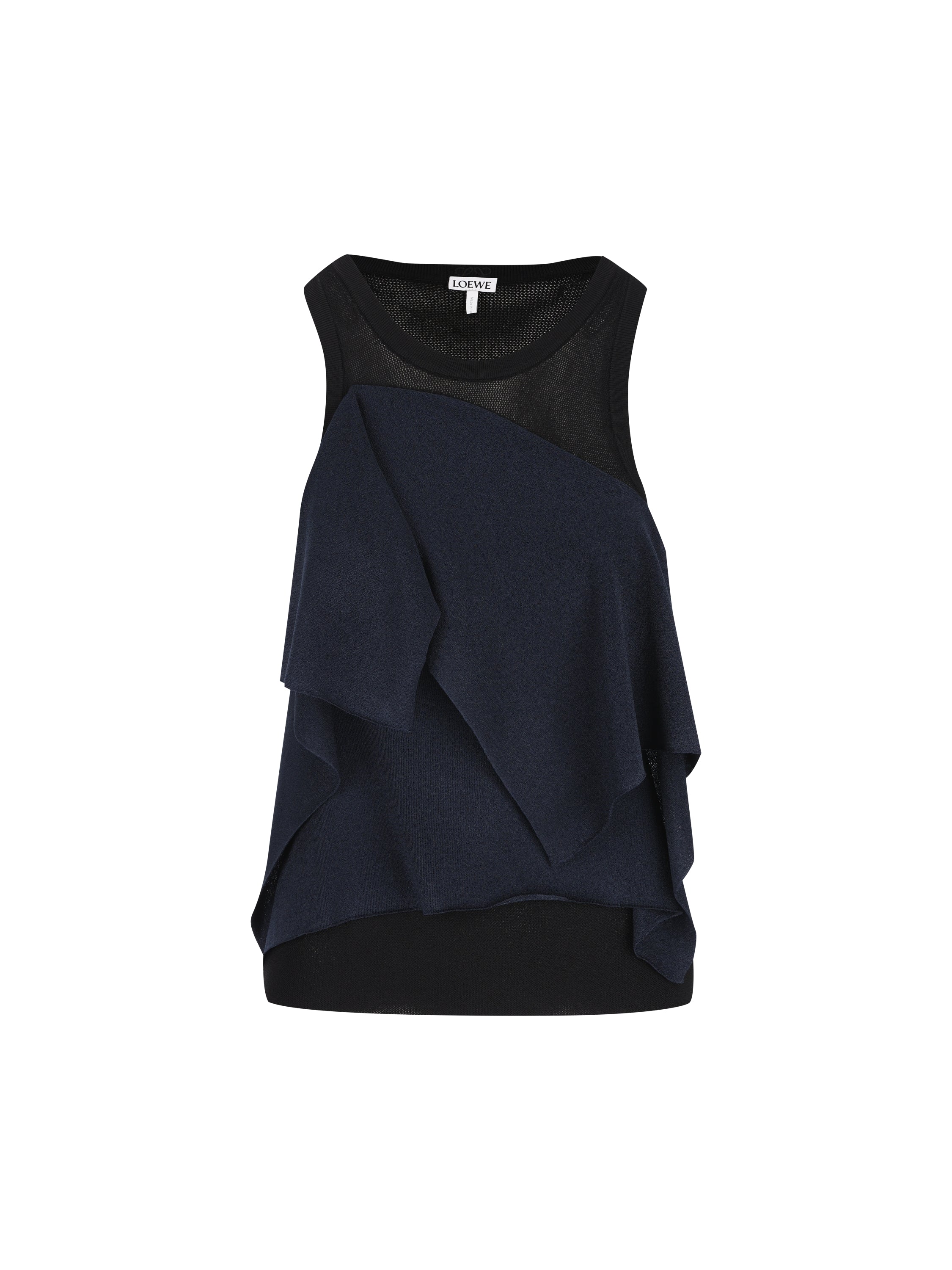 Top in leggero misto viscosa a coste. S359Y55K75 5938 LOEWE 