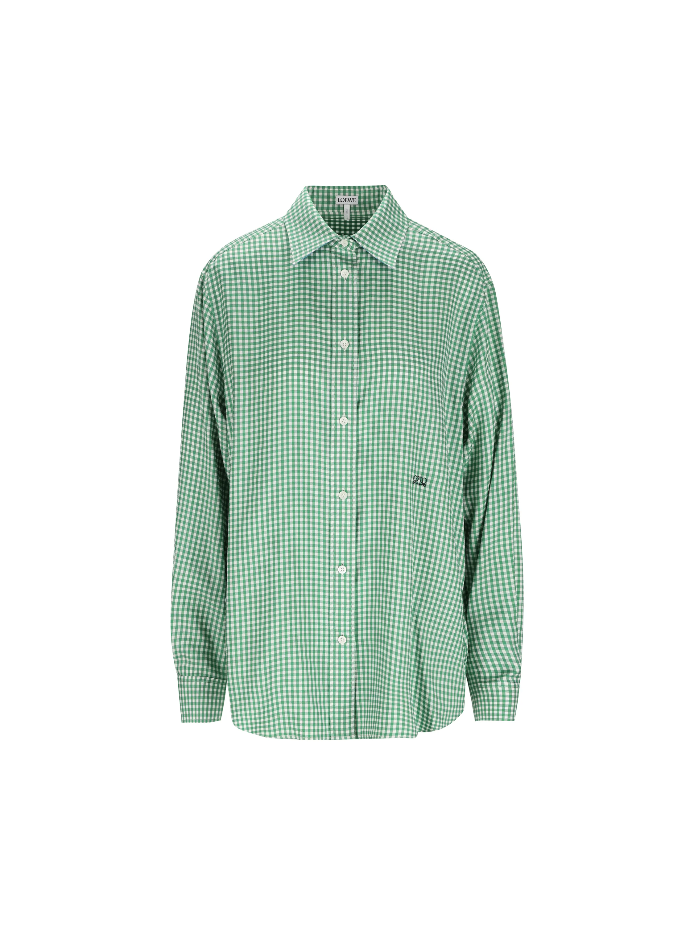 Camicia in leggero twill di seta S540Y05XE5 4102 LOEWE 