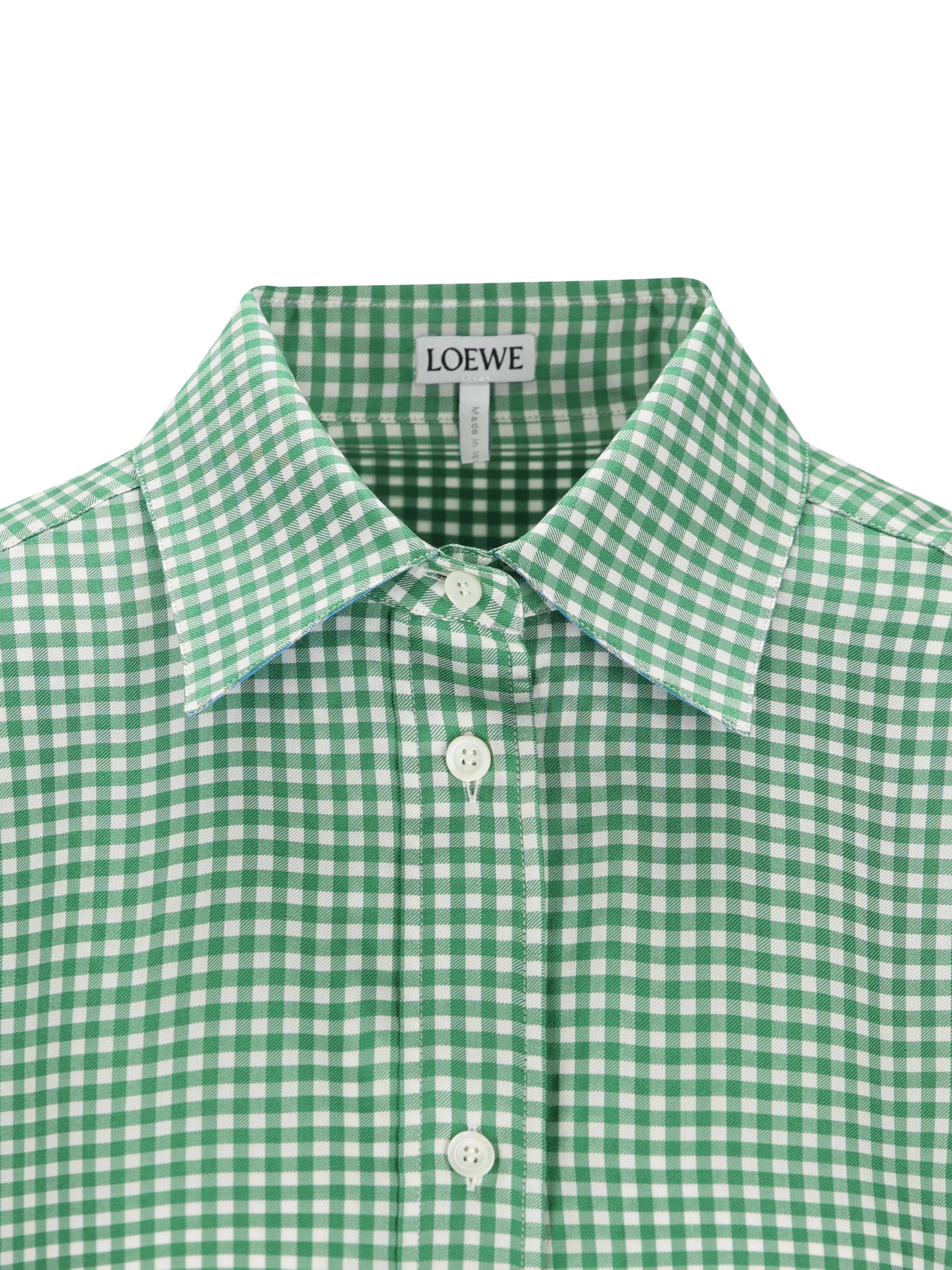 Camicia in leggero twill di seta S540Y05XE5 4102 LOEWE 