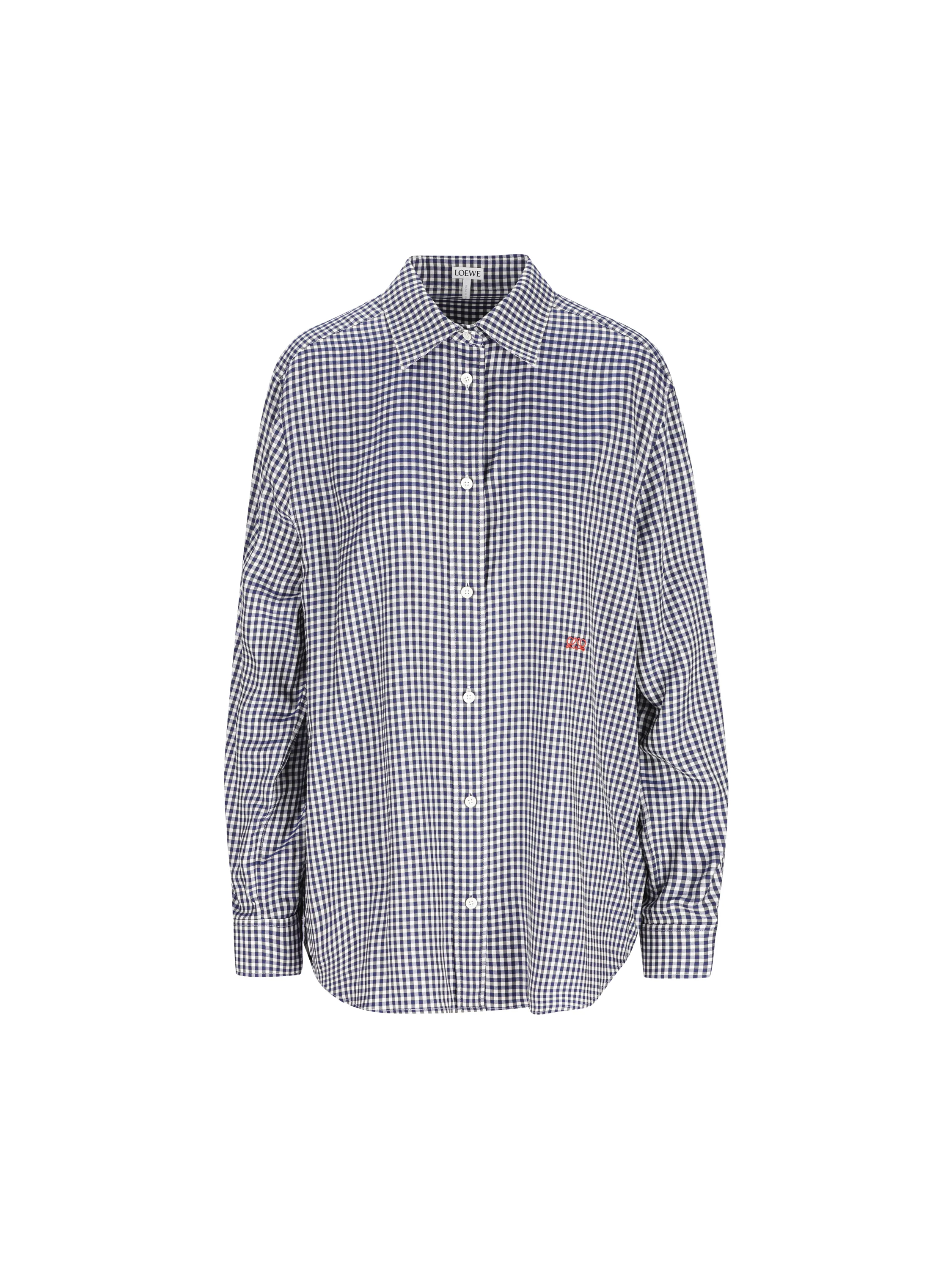 Camicia in leggero twill di seta S540Y05XE5 5102 LOEWE 