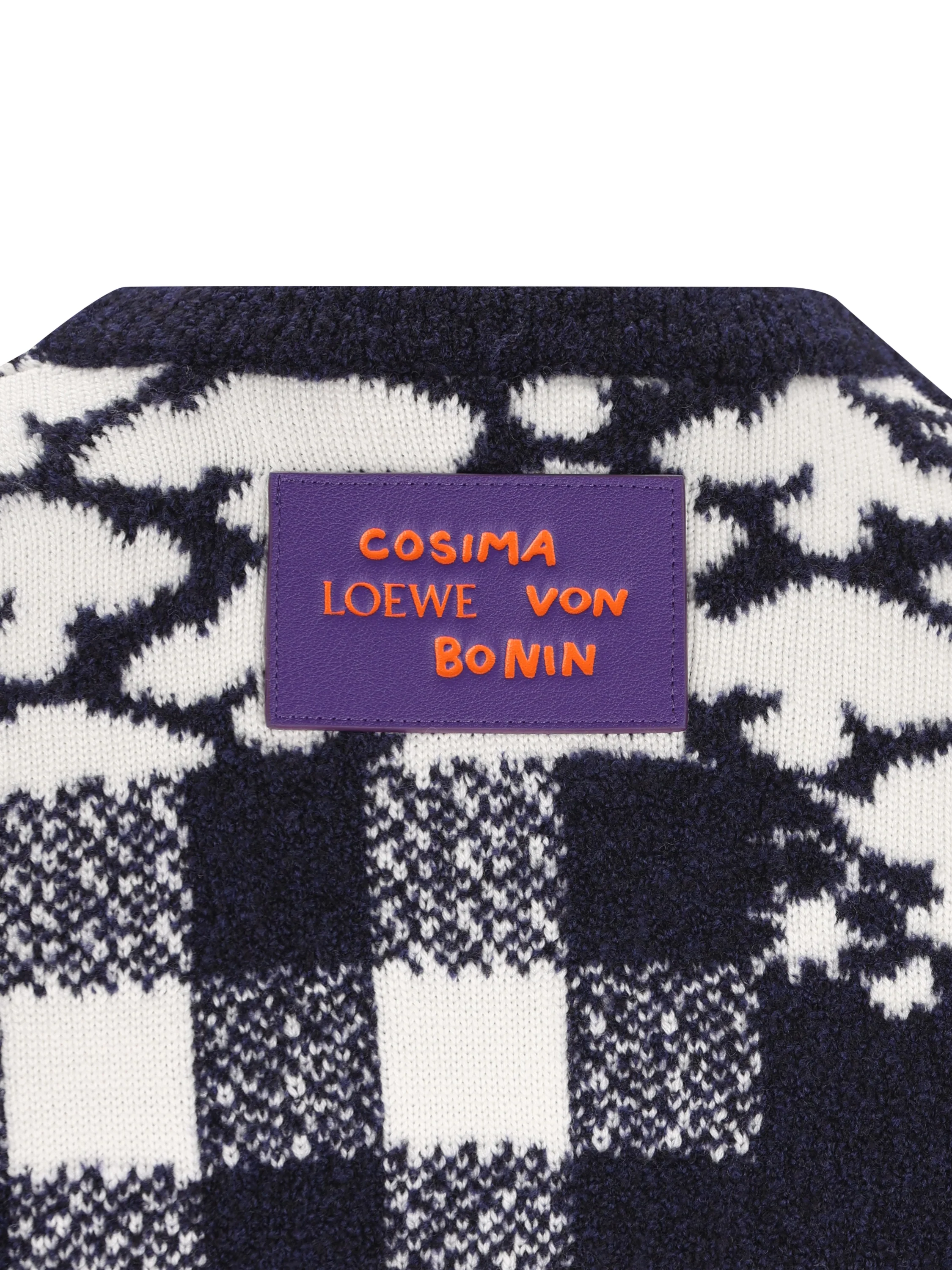 Maglione in jacquard di lana double face. S540Y14KI8 5118 LOEWE 