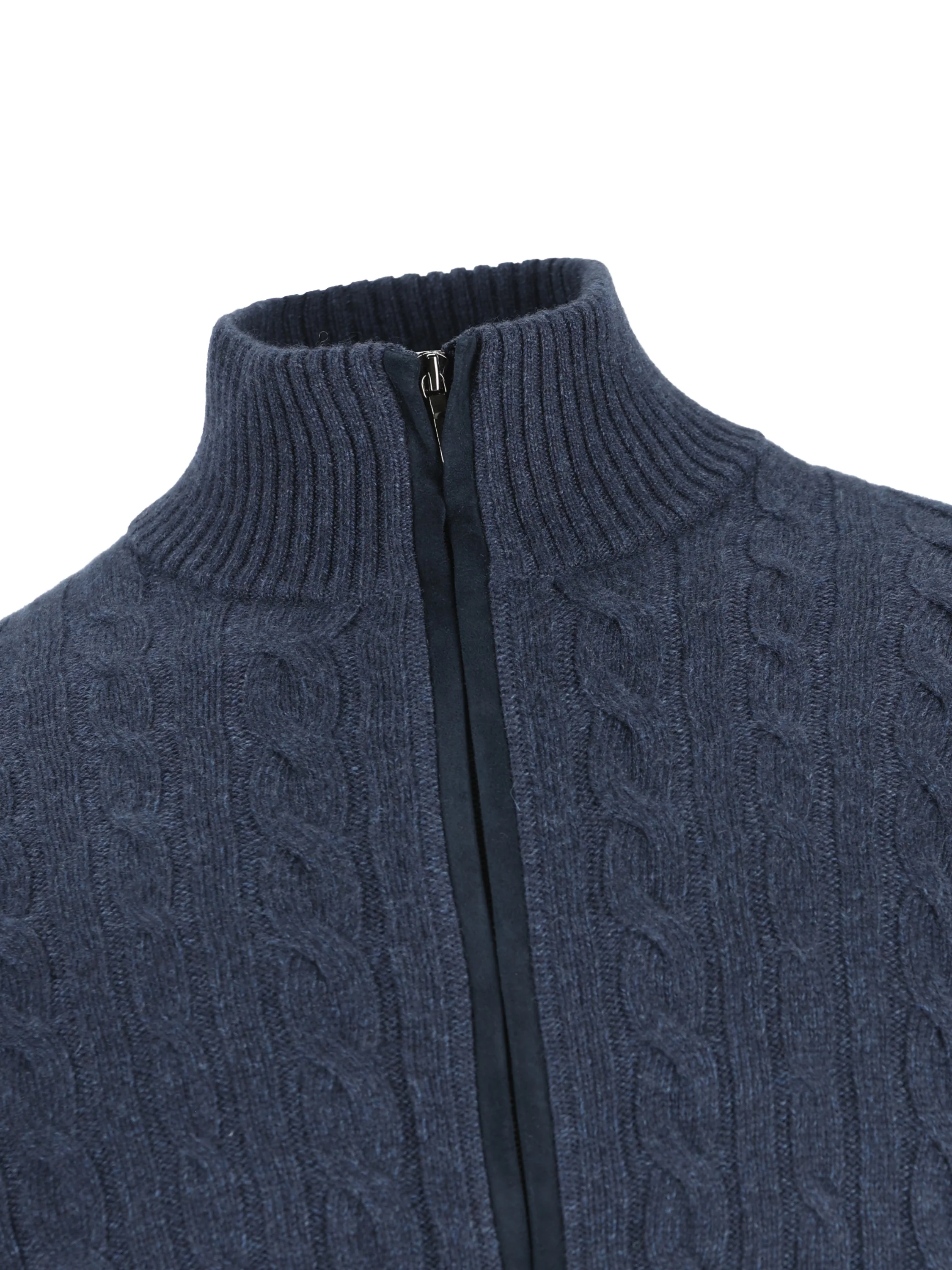 Bomber realizzato in baby cashmere. FAI8133 J348 LORO PIANA