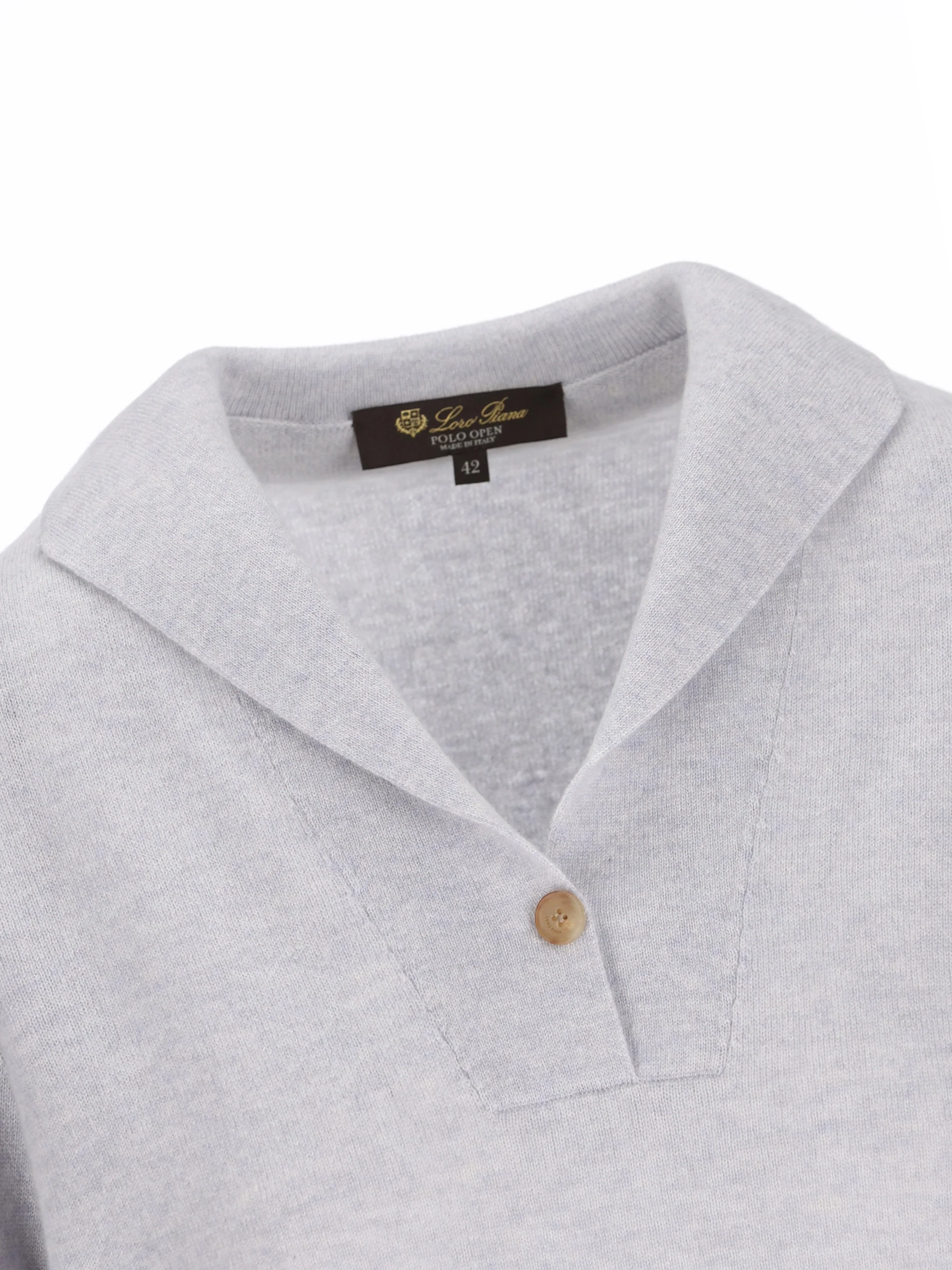 Polo realizzata in cashmere. FAQ9446 402T LORO PIANA 
