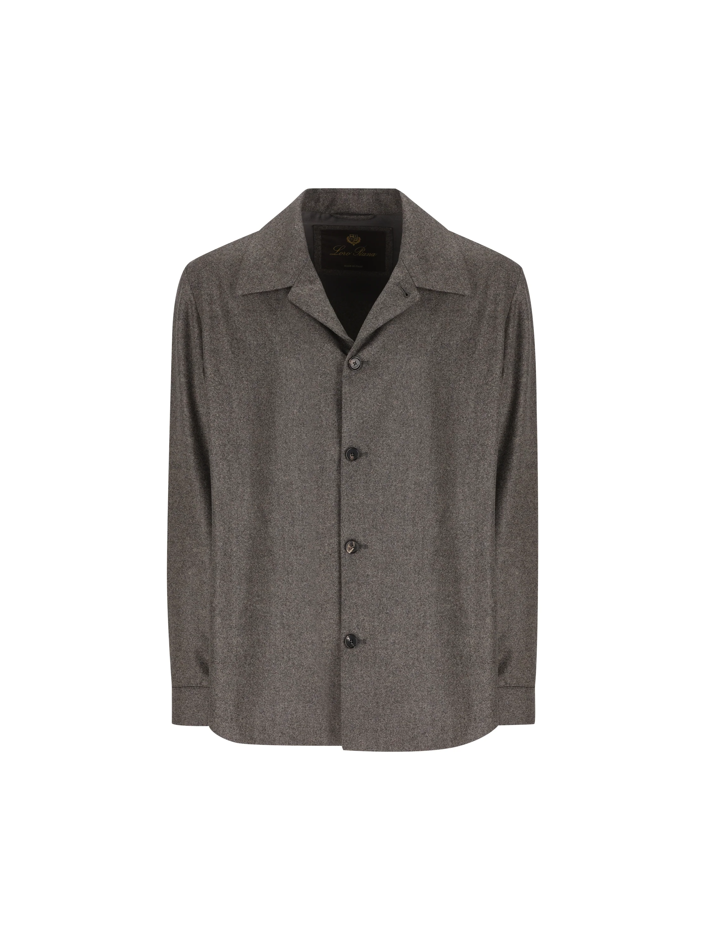 Giacca-camicia realizzata in lana e cashmere. FRM0494 M12N LORO PIANA 