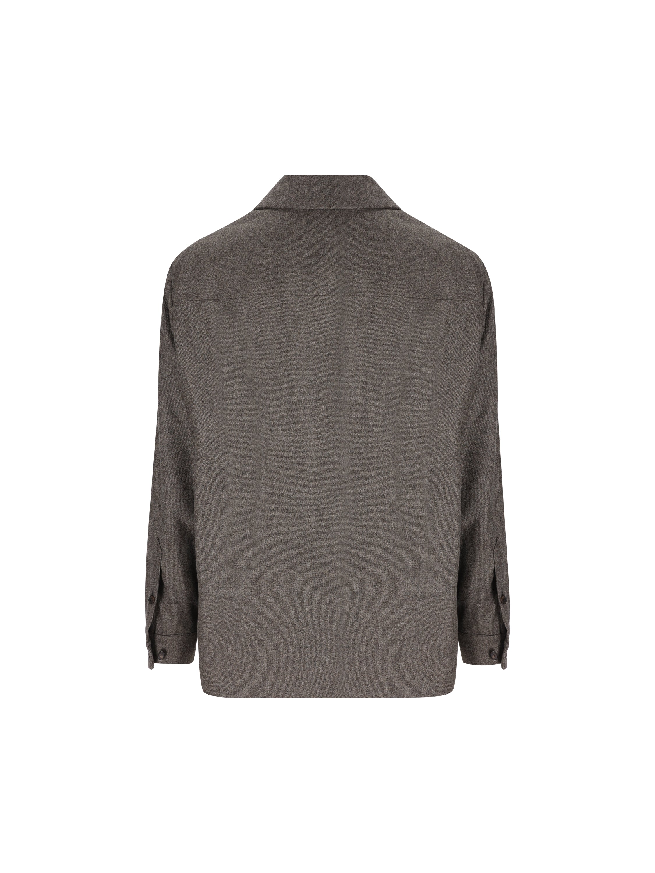 Giacca-camicia realizzata in lana e cashmere. FRM0494 M12N LORO PIANA 