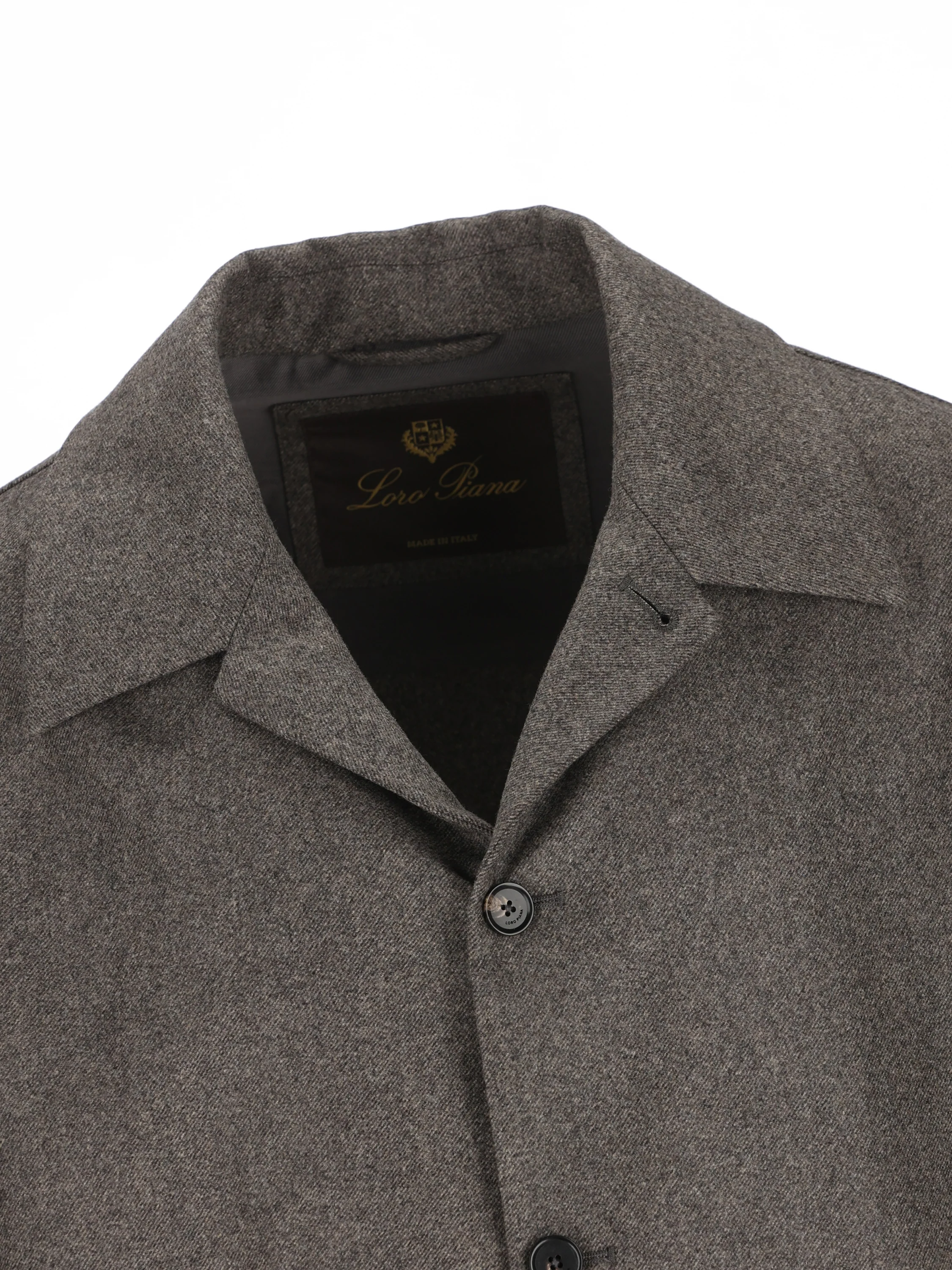 Giacca-camicia realizzata in lana e cashmere. FRM0494 M12N LORO PIANA 