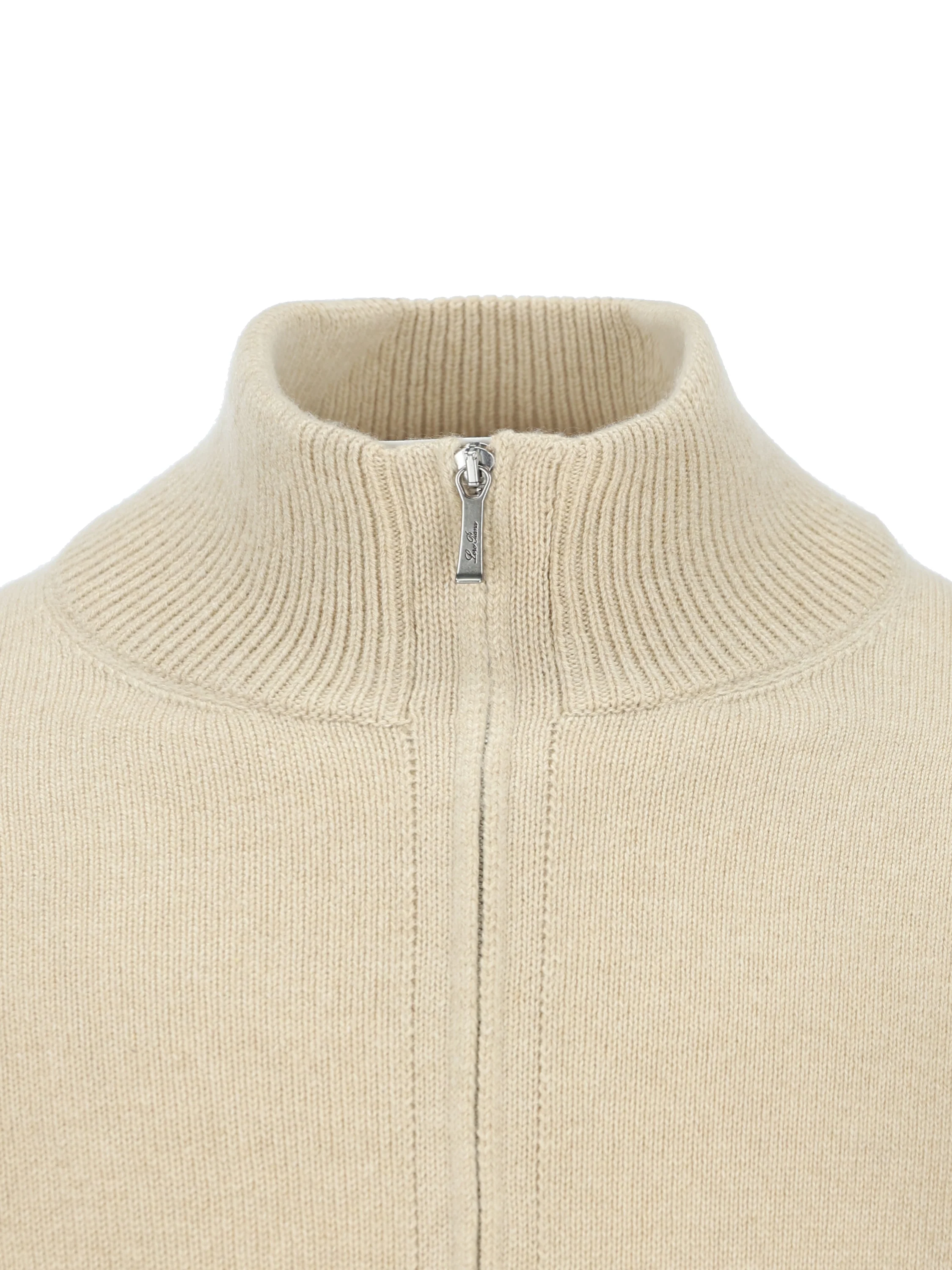Bomber realizzato in baby cashmere. FRM1503 A0GS LORO PIANA