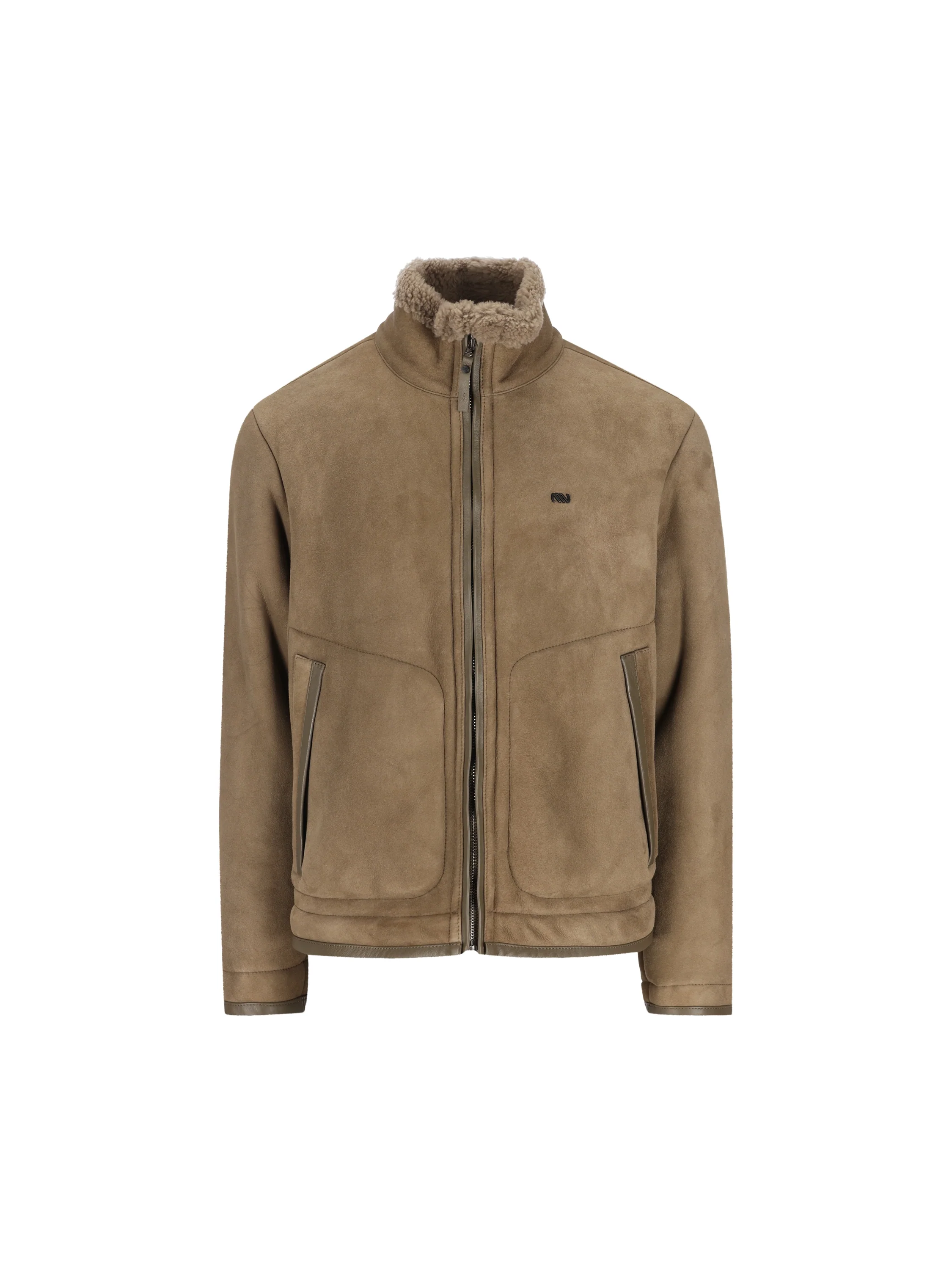 Giacca realizzata in pelle di agnello. 21MMOW401A 110869A359 MASSIMO OSTI STUDIO 