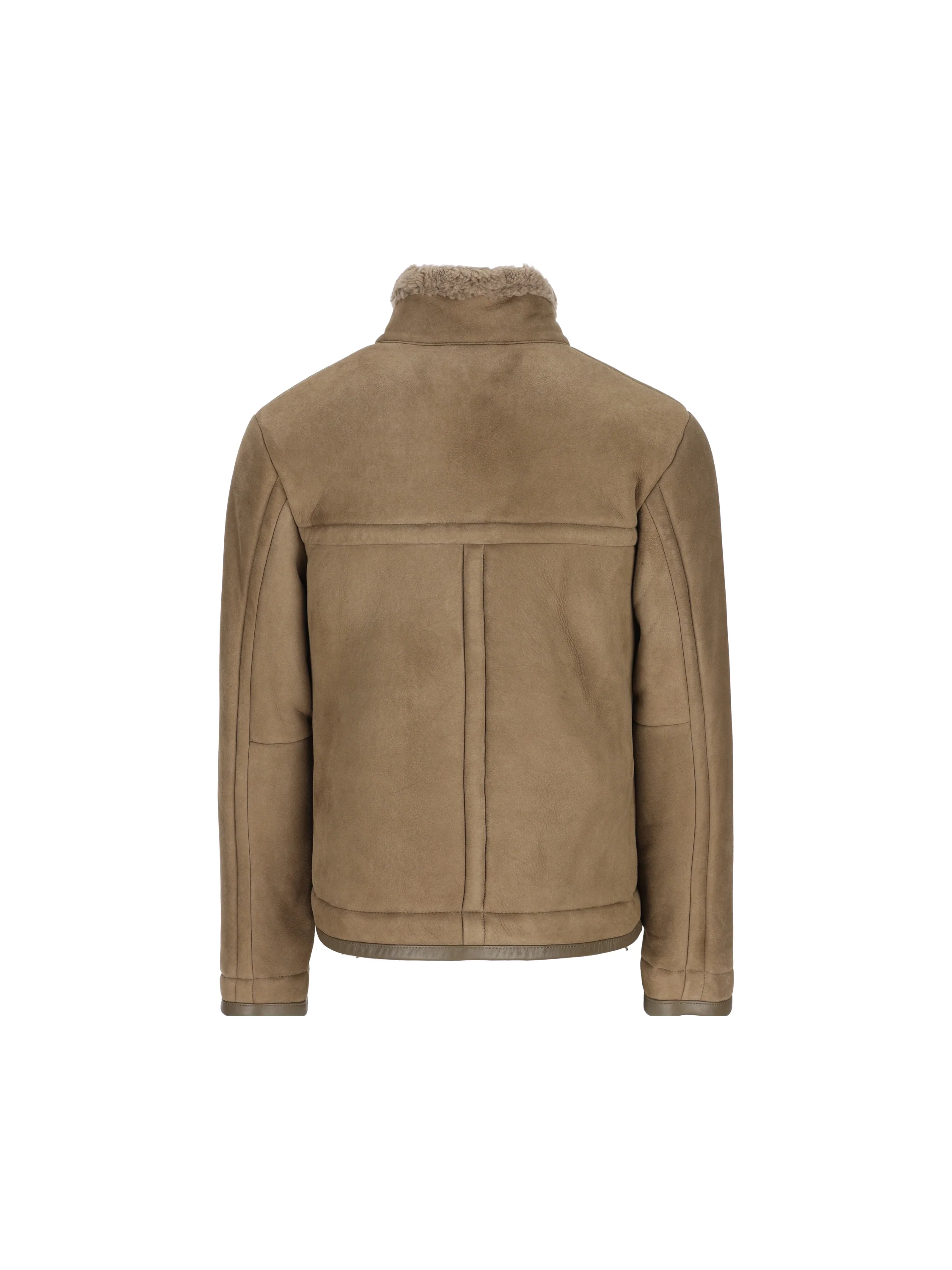 Giacca realizzata in pelle di agnello. 21MMOW401A 110869A359 MASSIMO OSTI STUDIO