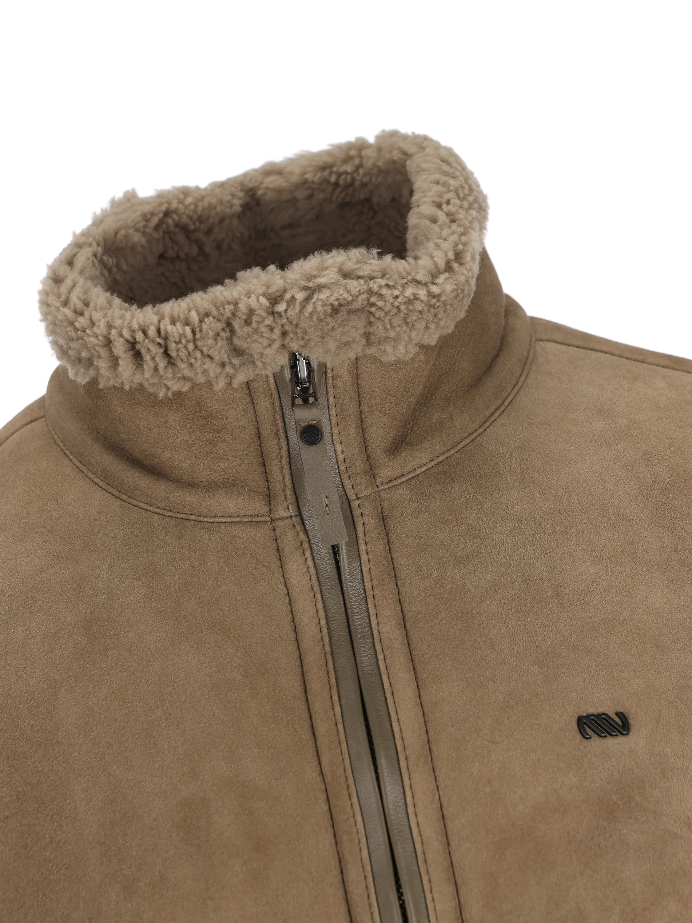 Giacca realizzata in pelle di agnello. 21MMOW401A 110869A359 MASSIMO OSTI STUDIO 