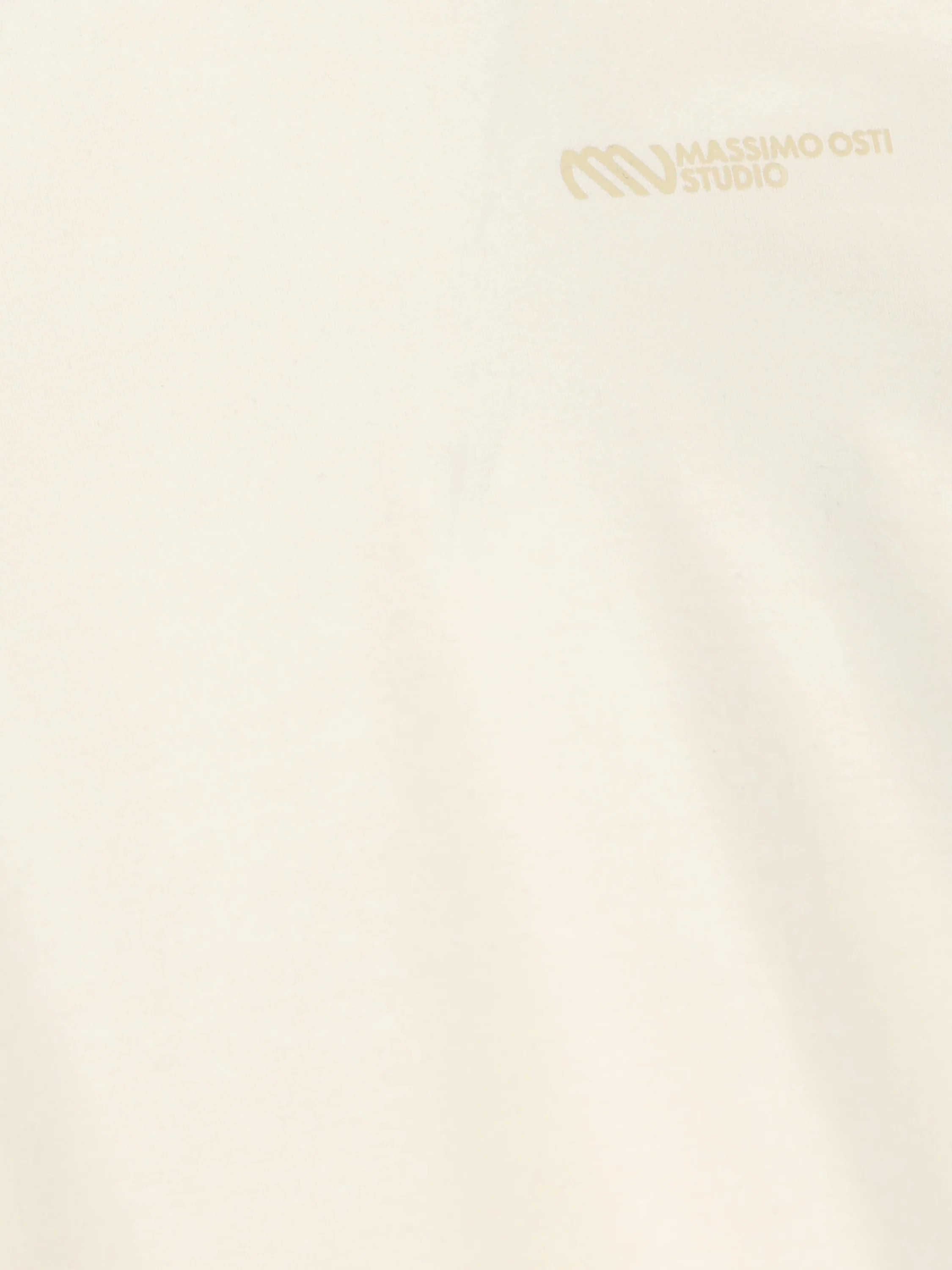T-Shirt in cotone. 21MMTS019A 110521G110 MASSIMO OSTI STUDIO 